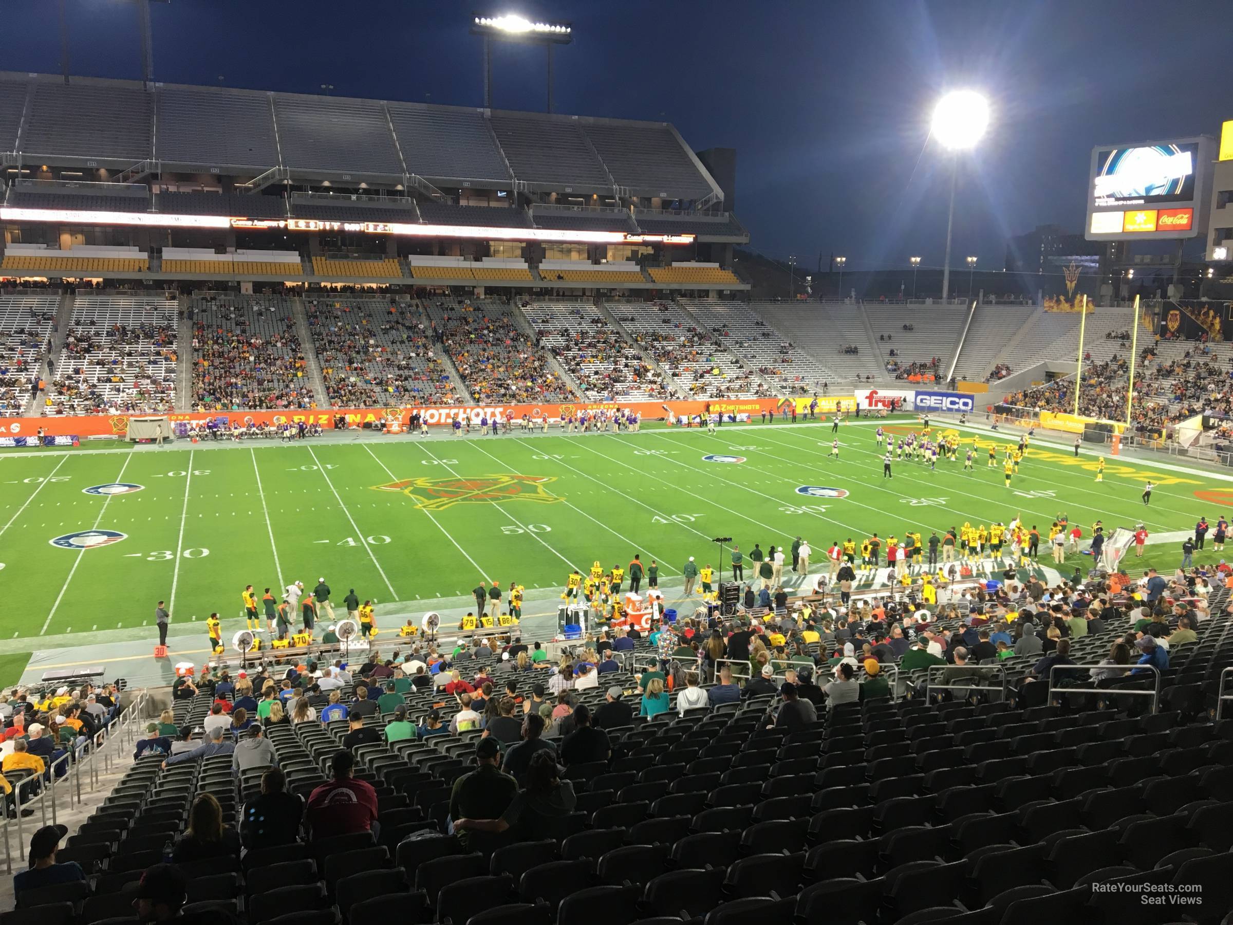 section 8, row 37 seat view  - sun devil stadium