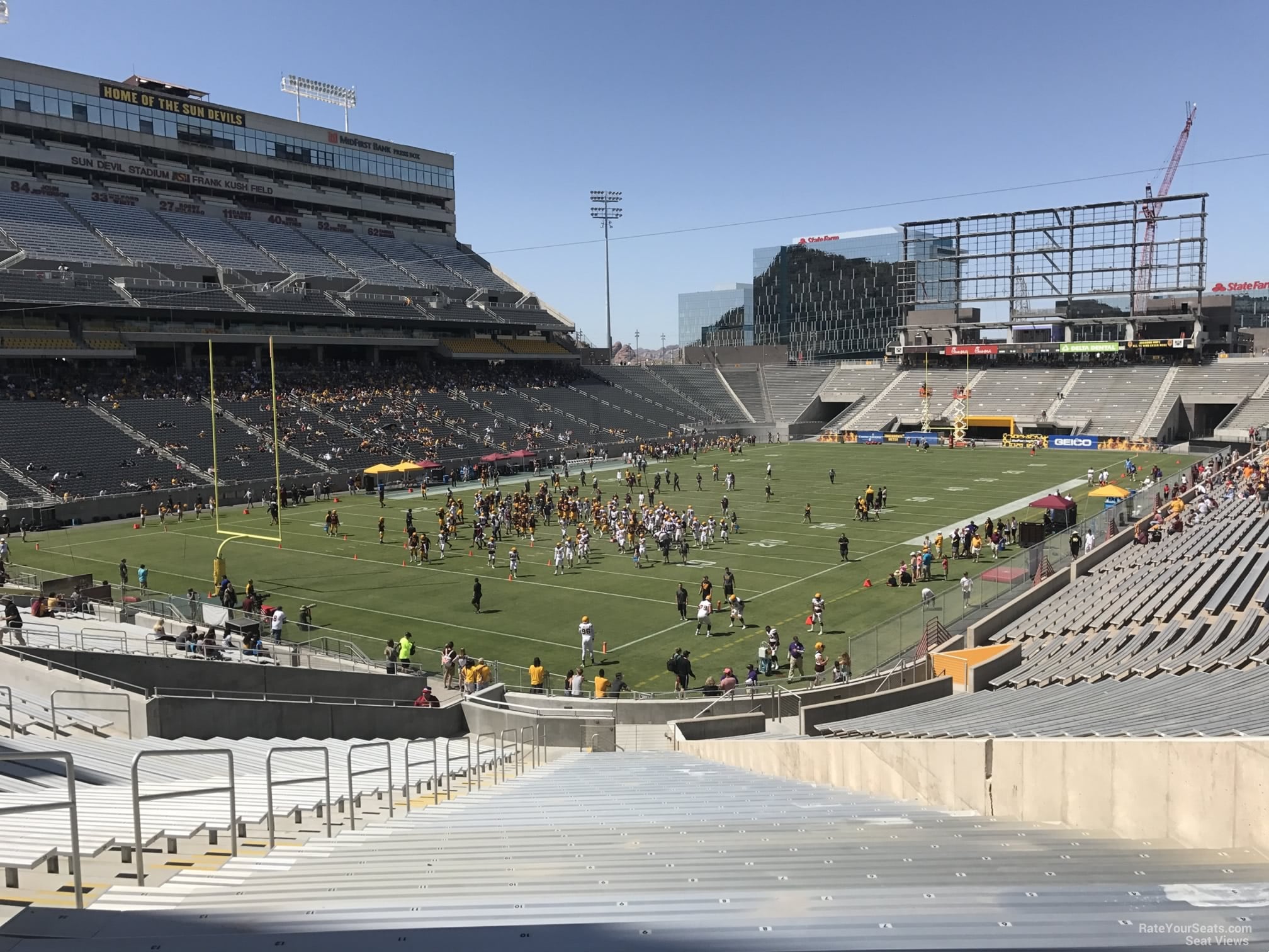 section 36, row 40 seat view  - mountain america stadium