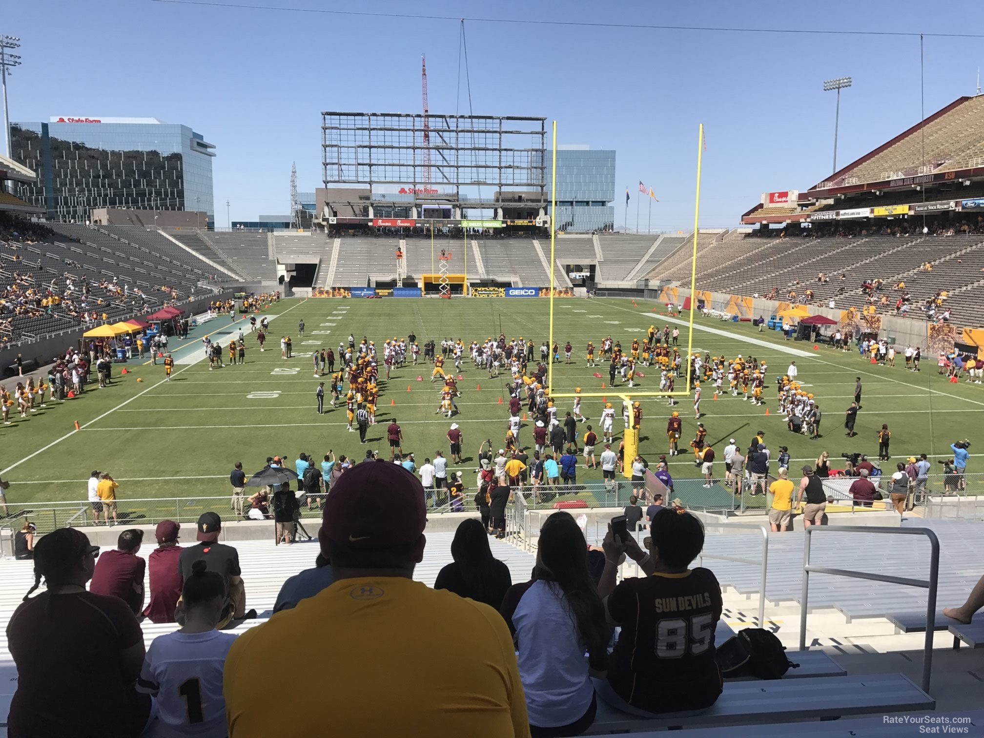 section 41, row 35 seat view  - sun devil stadium