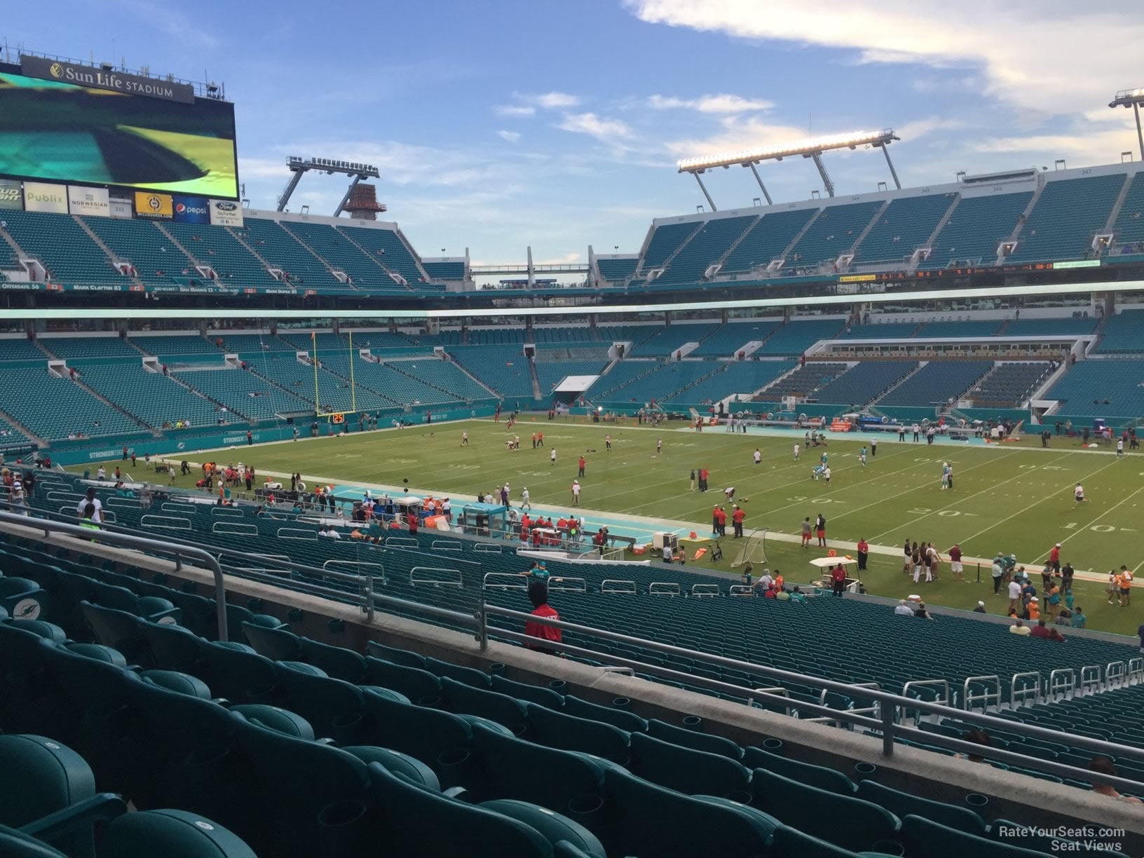 Club Level Sideline Hard Rock Stadium Football Seating