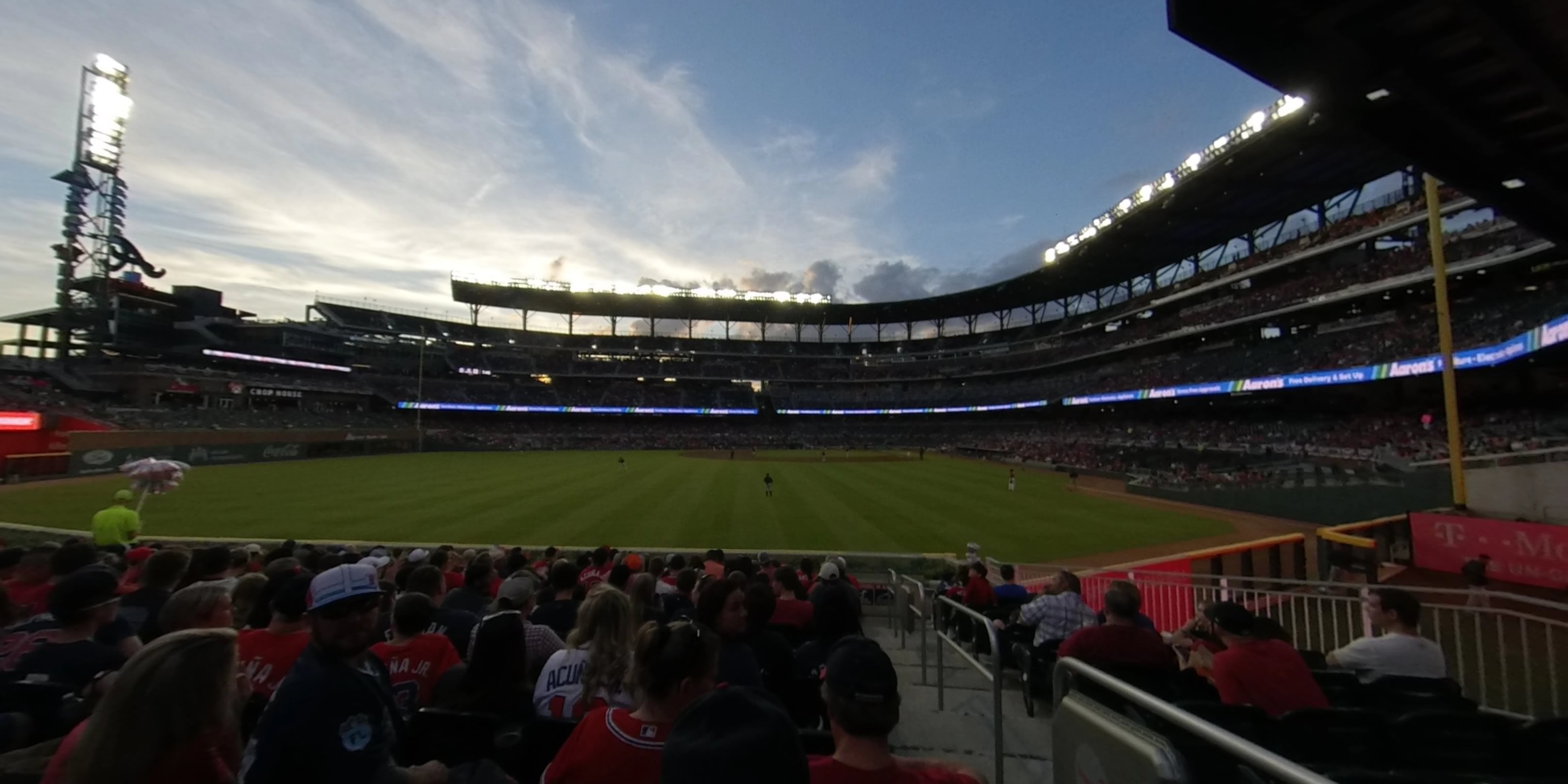 section 146 panoramic seat view  - truist park