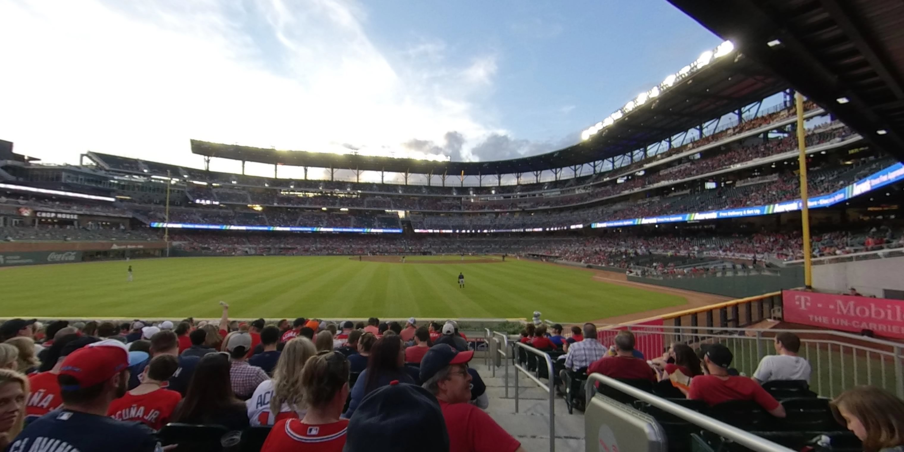 section 148 panoramic seat view  - truist park