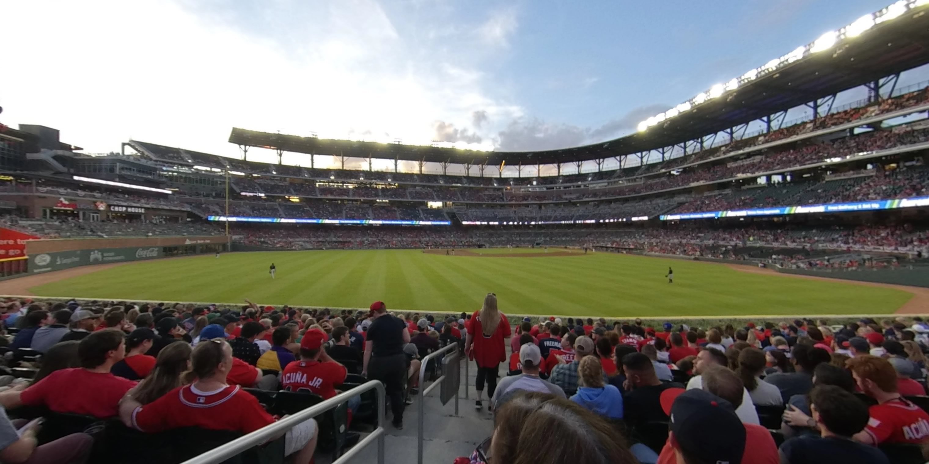 section 150 panoramic seat view  - truist park