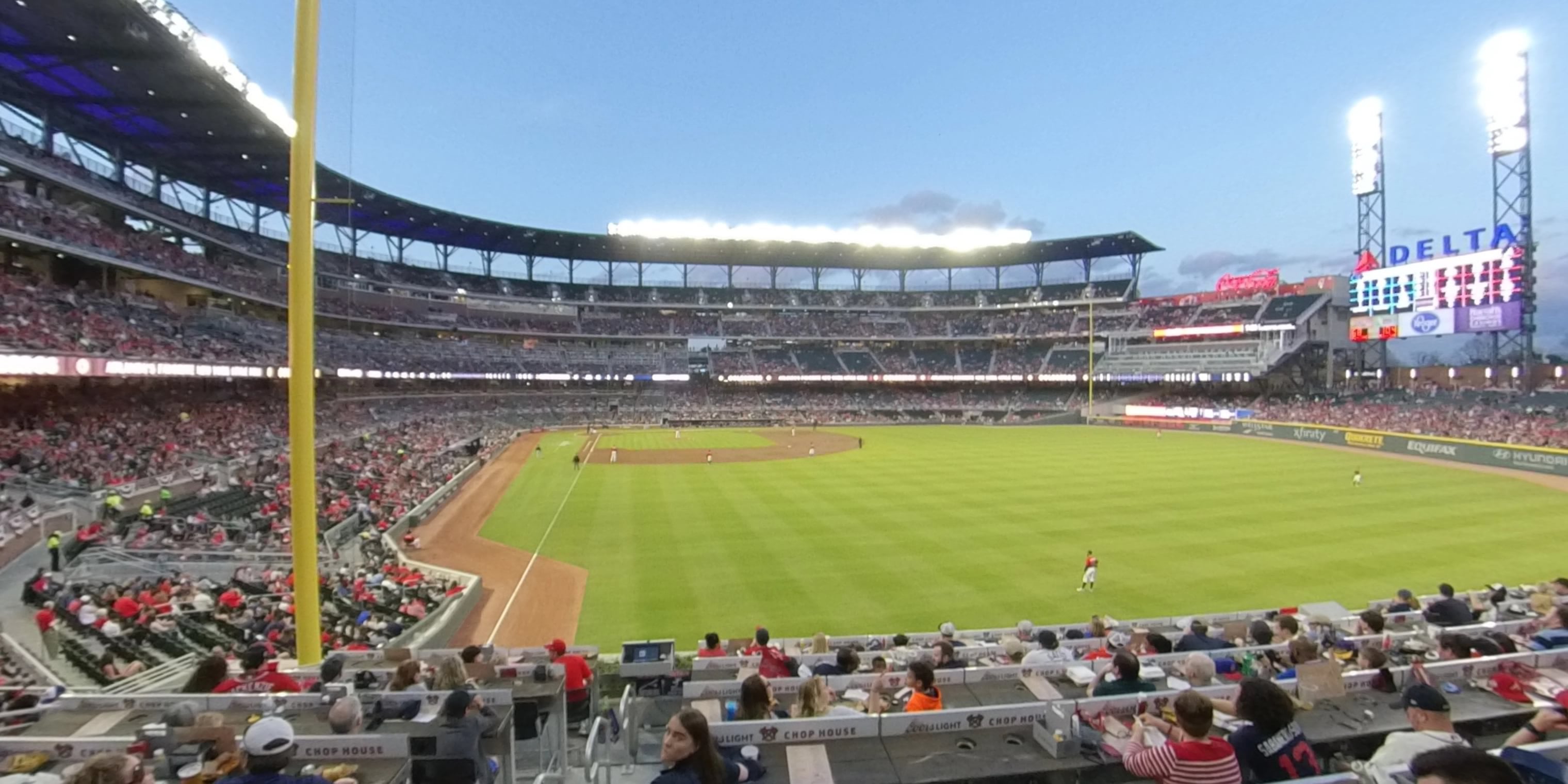 section 160 panoramic seat view  for baseball - truist park