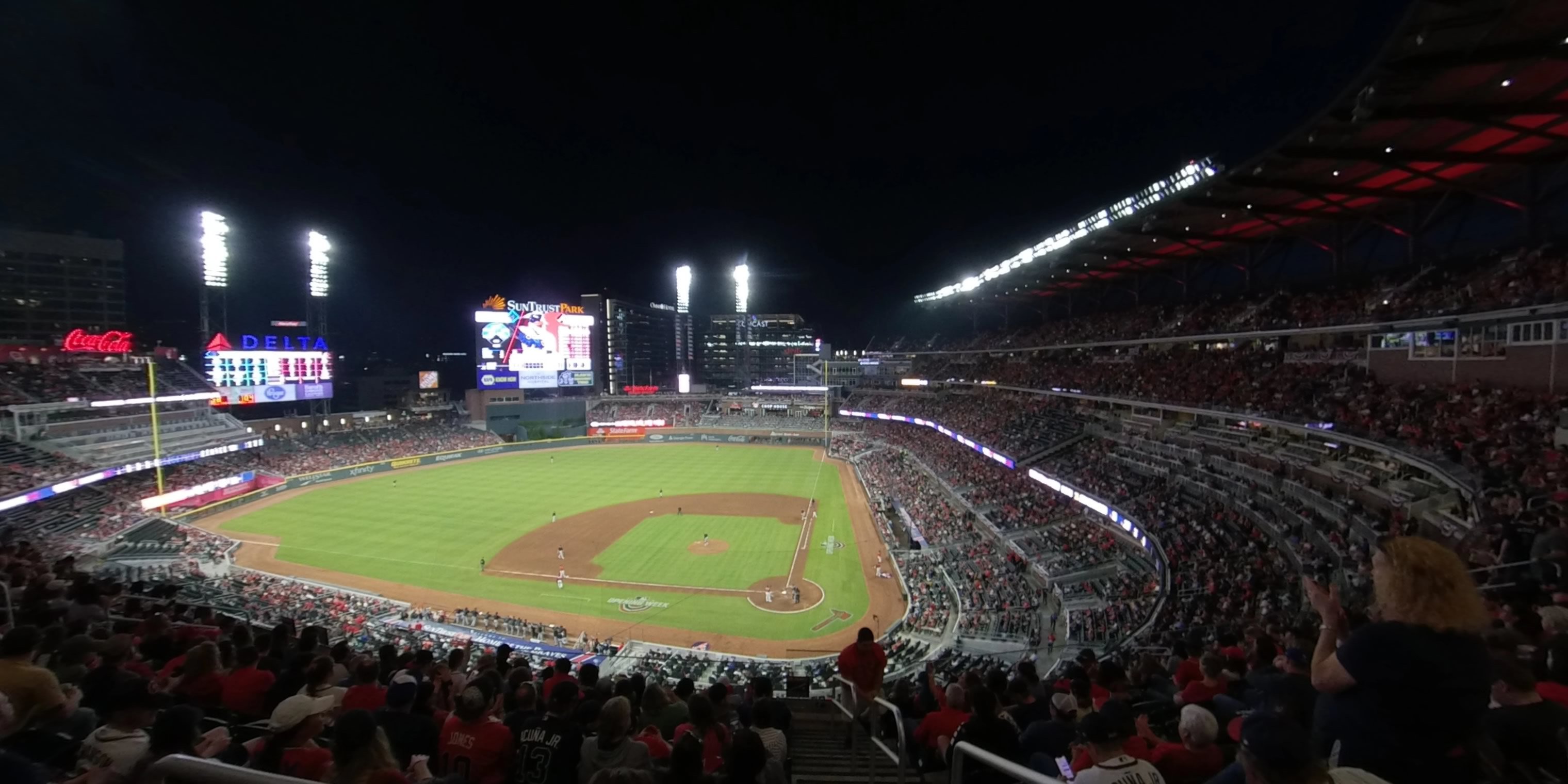 section 328 panoramic seat view  - truist park