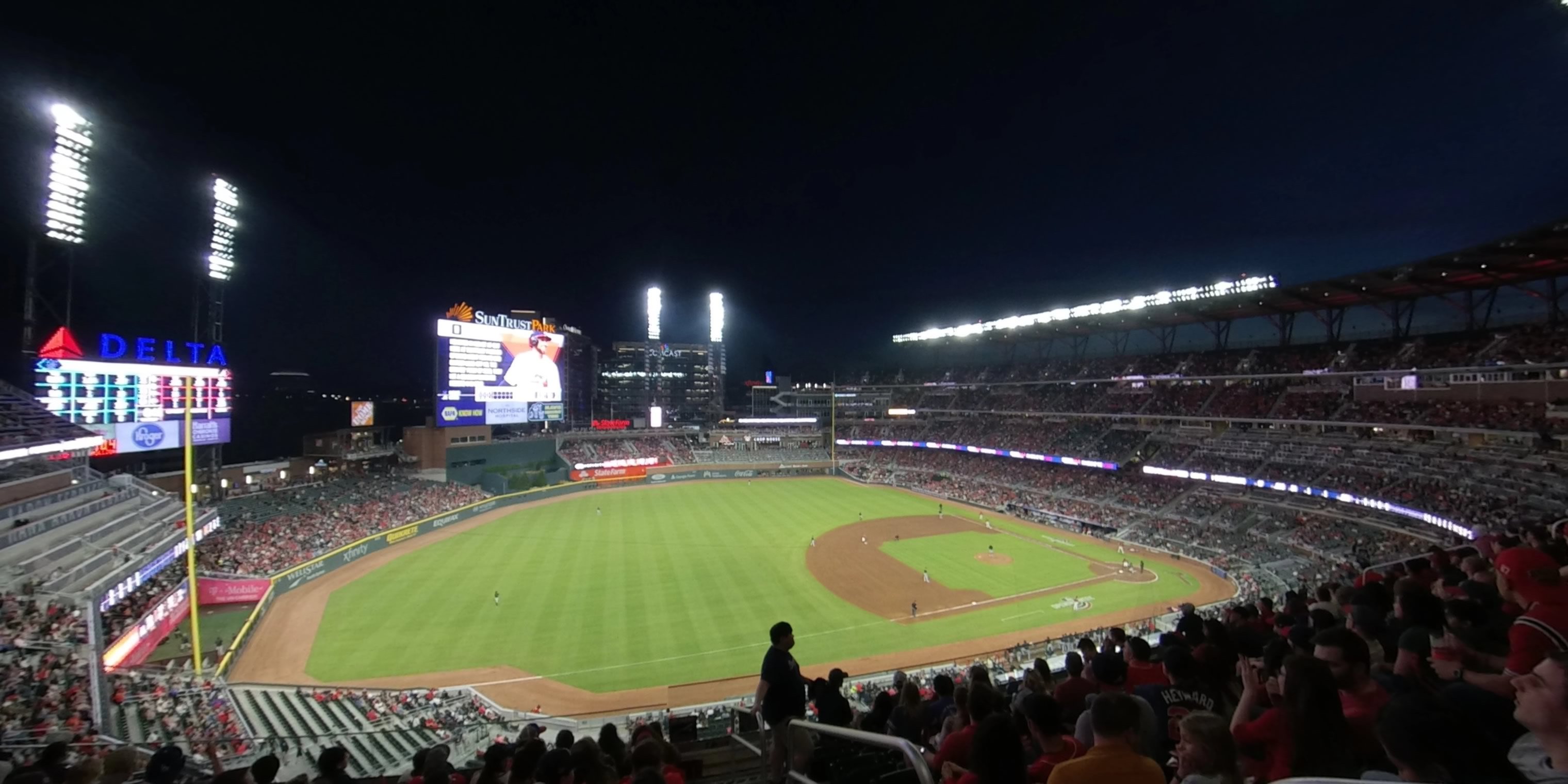 section 337 panoramic seat view  - truist park