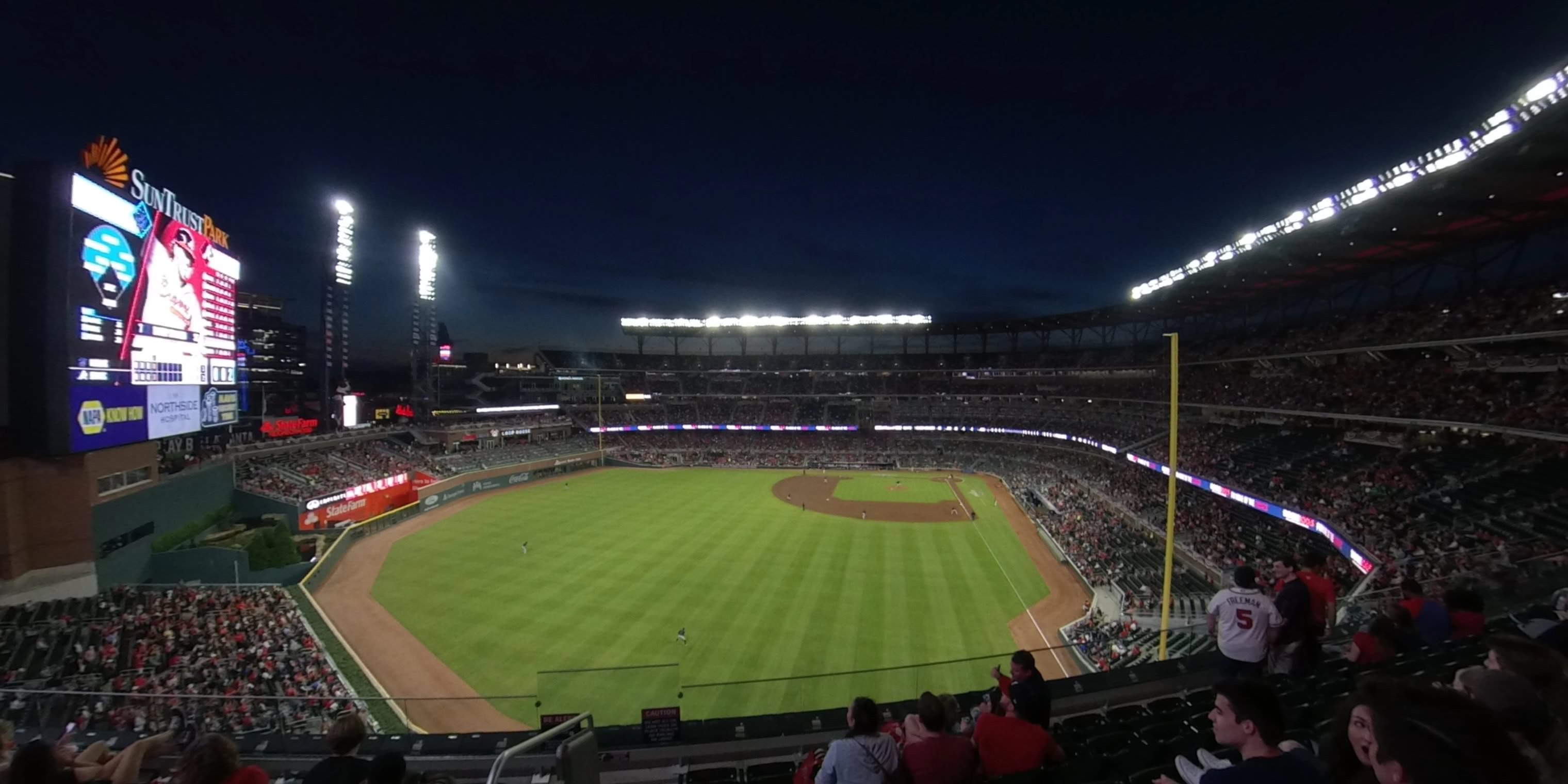 section 346 panoramic seat view  - truist park