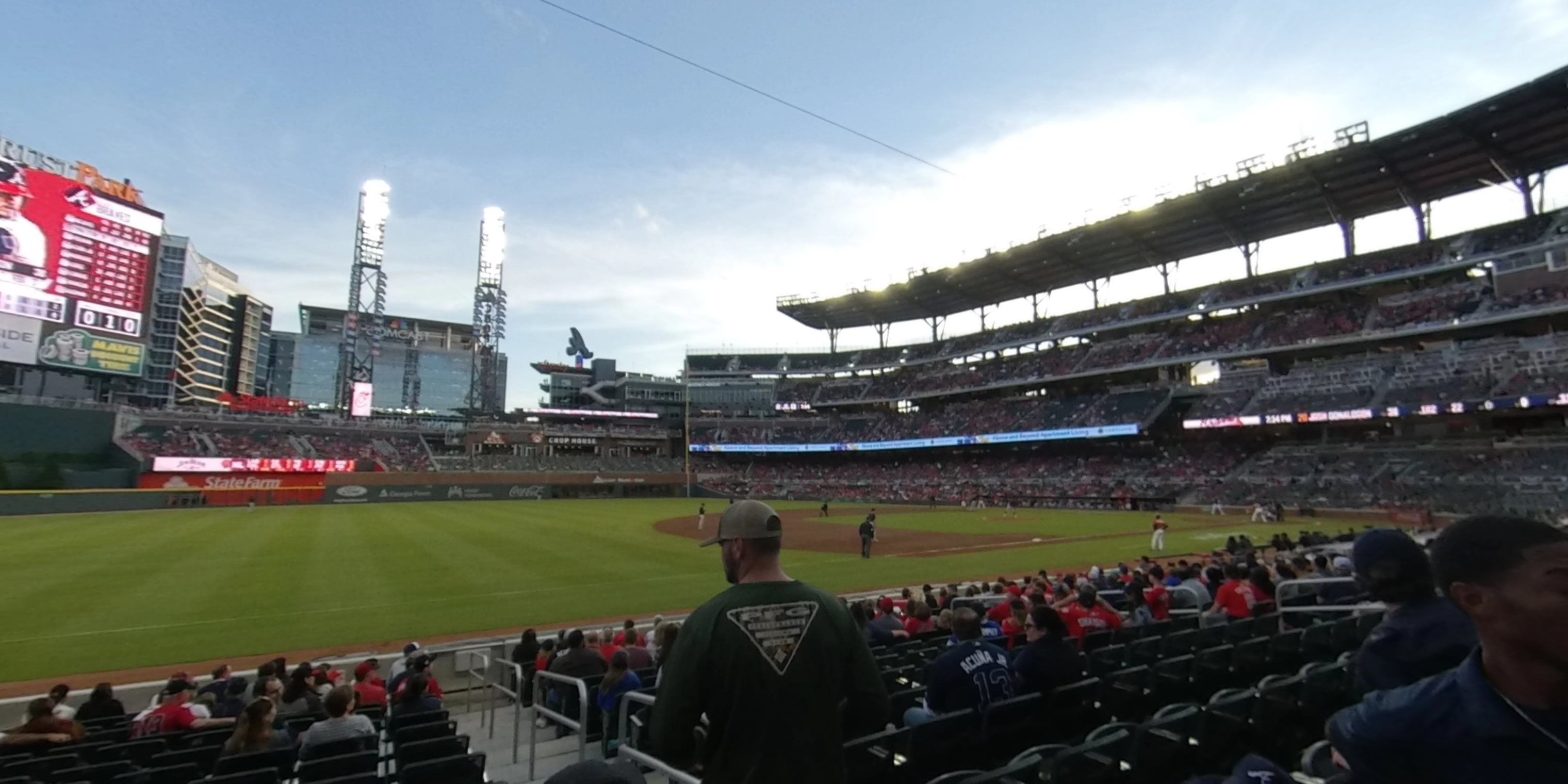 section 37 panoramic seat view  - truist park