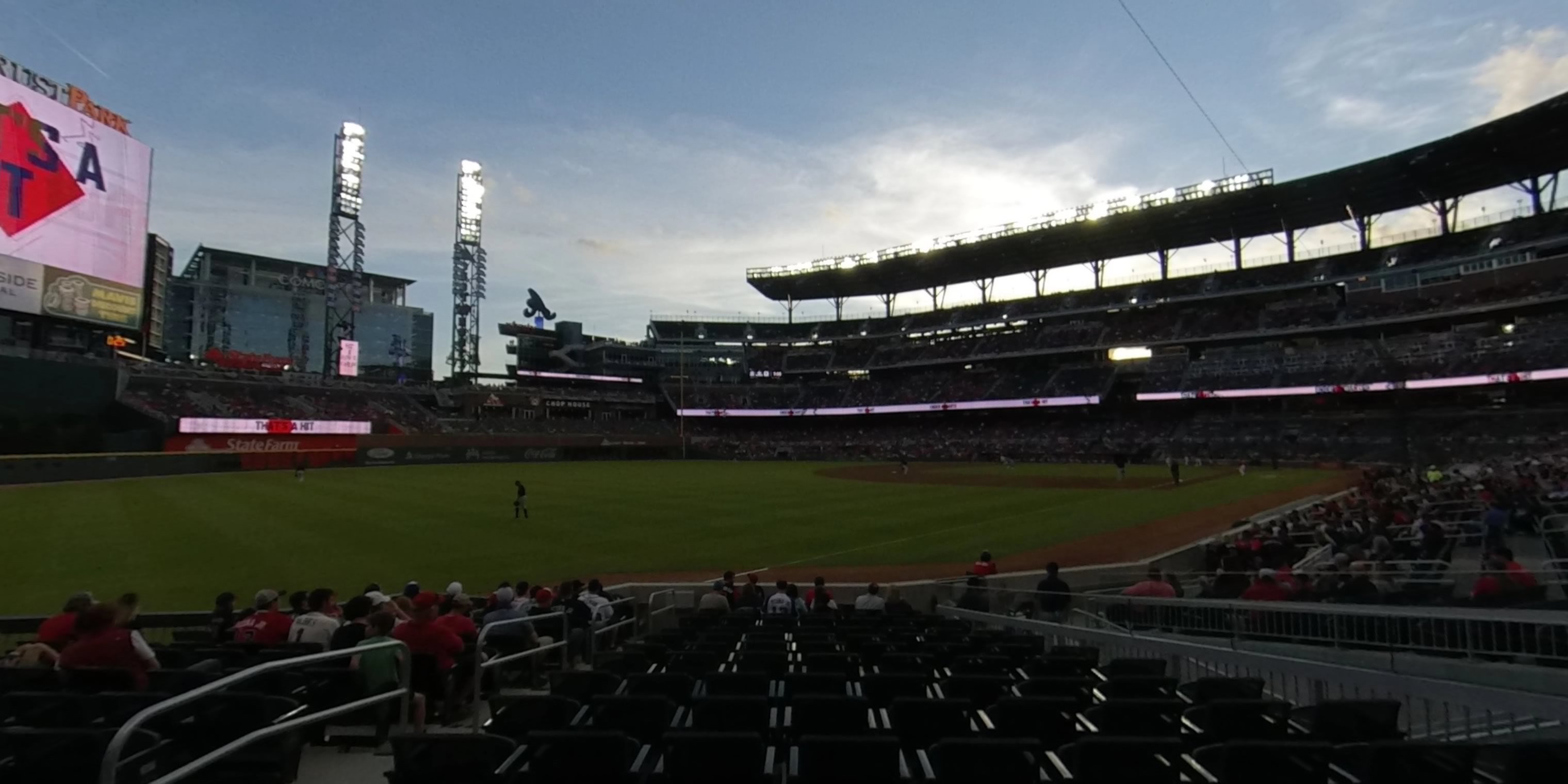 section 41 panoramic seat view  - truist park