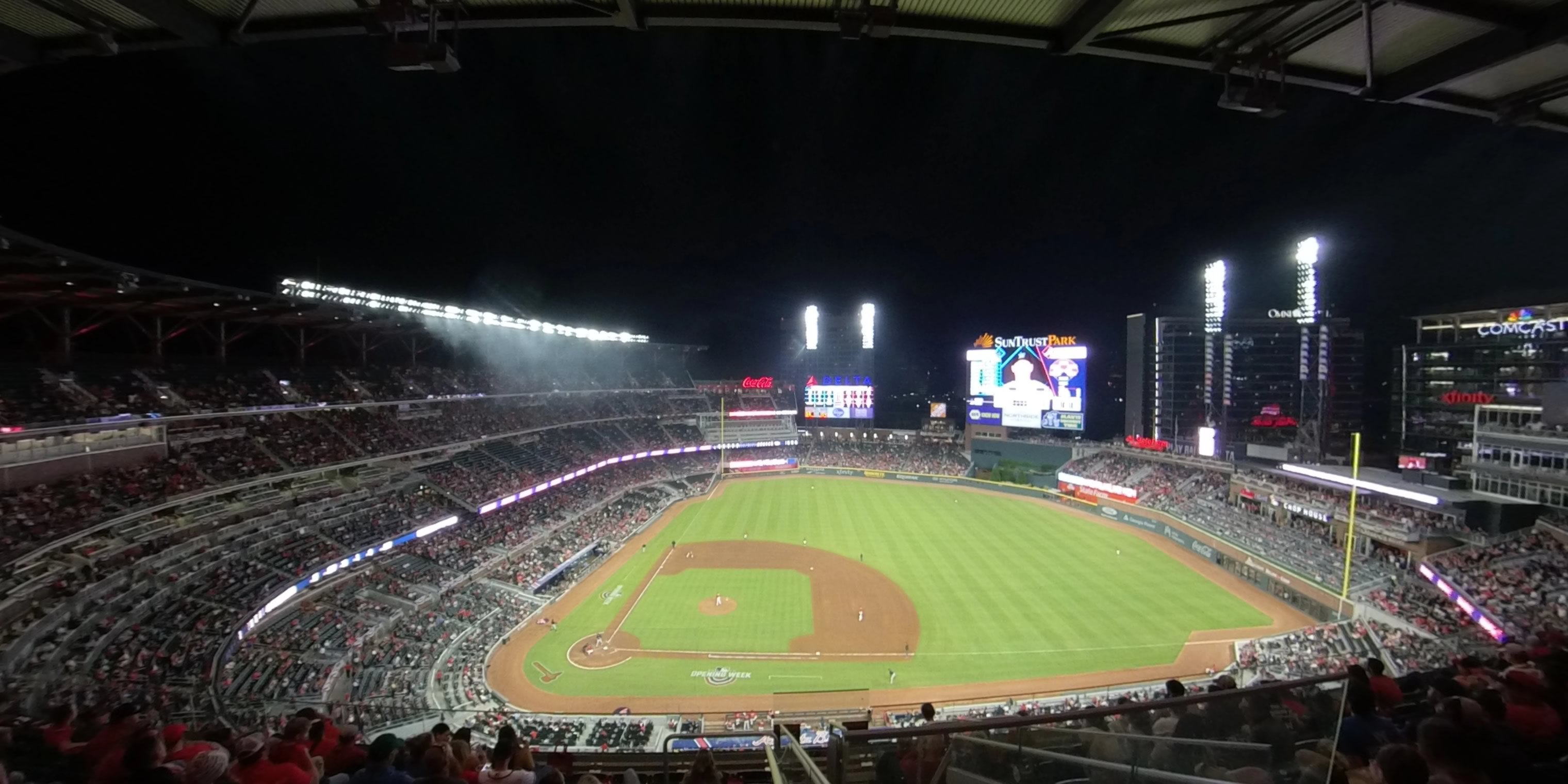 section 418 panoramic seat view  - truist park