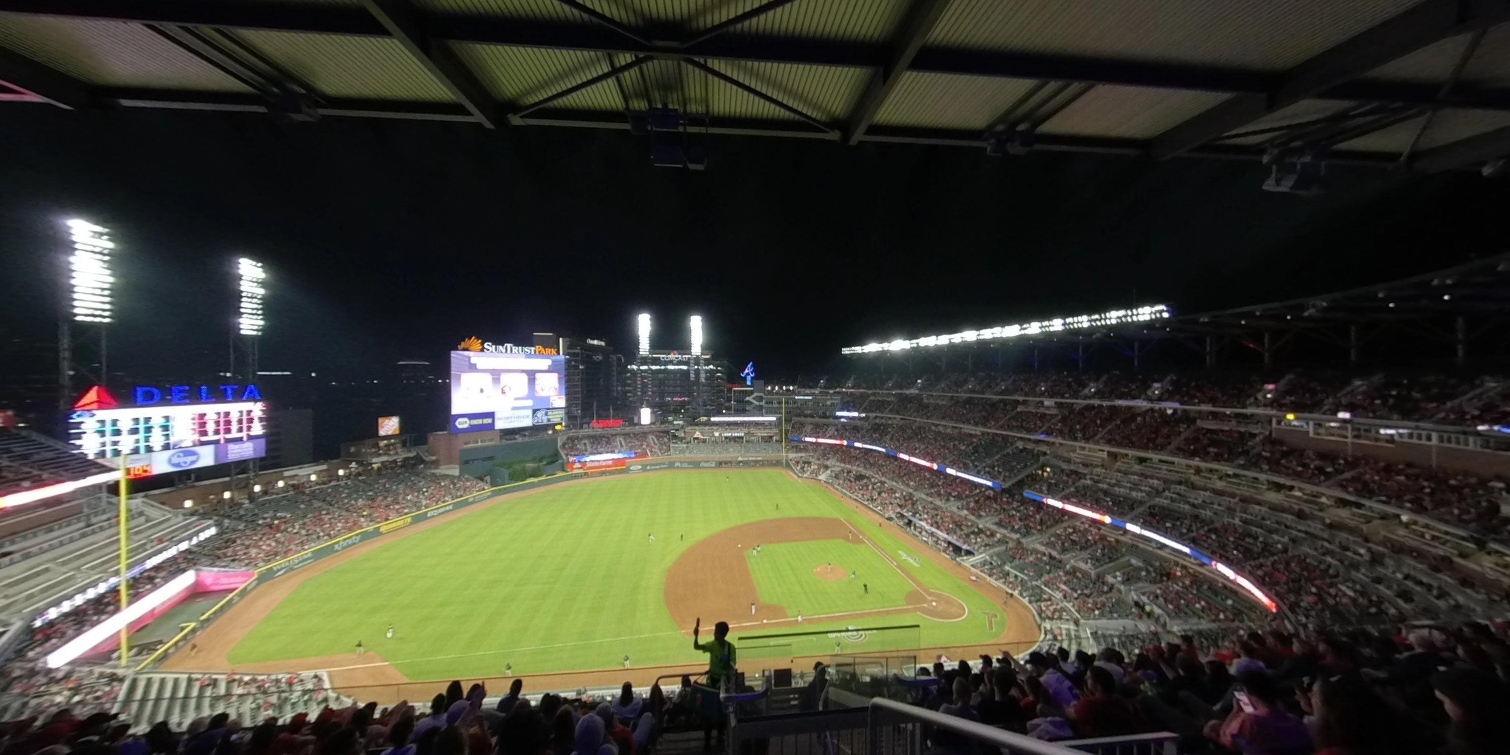 section 433 panoramic seat view  - truist park