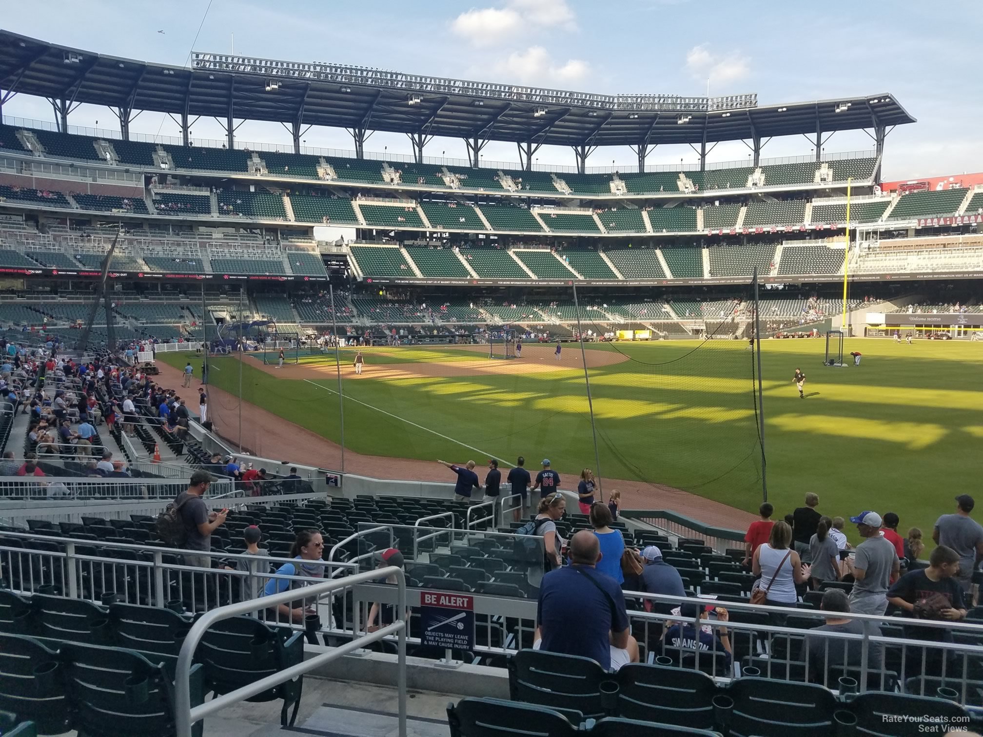 section 109, row 6 seat view  for baseball - truist park
