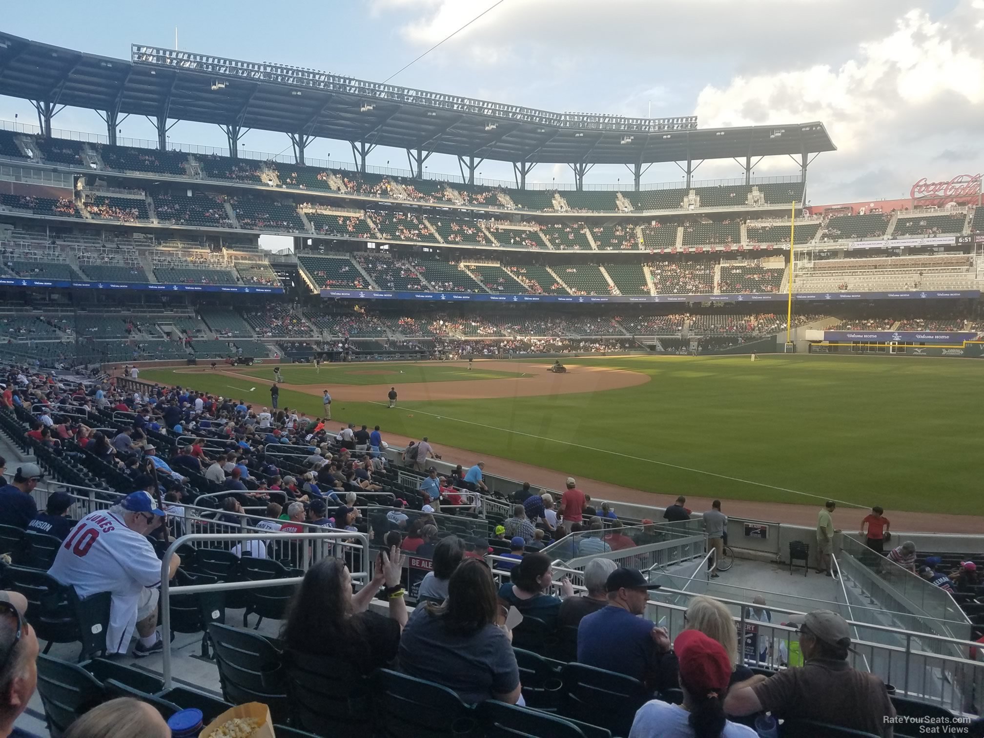 section 111, row 7 seat view  for baseball - truist park