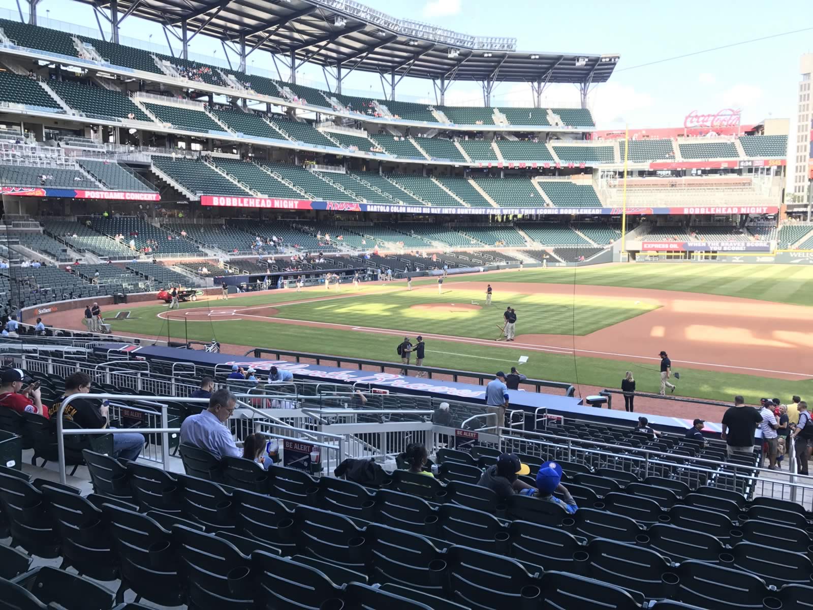 section 116, row 8 seat view  for baseball - truist park