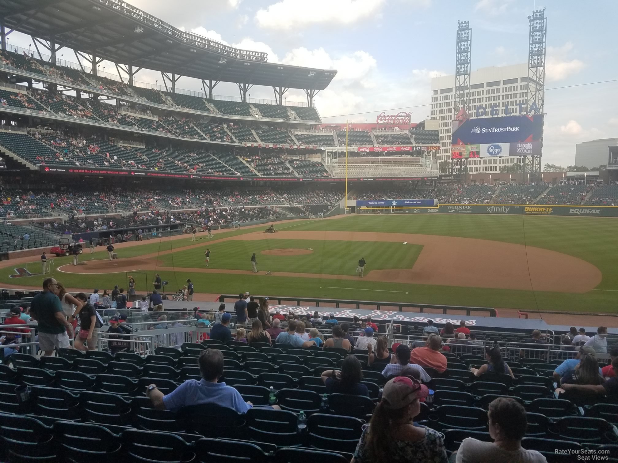section 118, row 13 seat view  for baseball - truist park