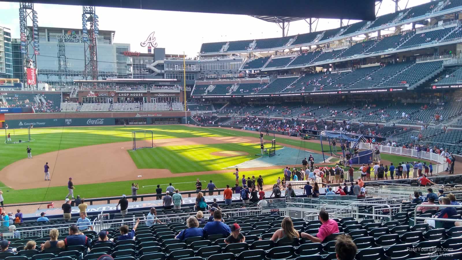section 133, row 16 seat view  for baseball - truist park