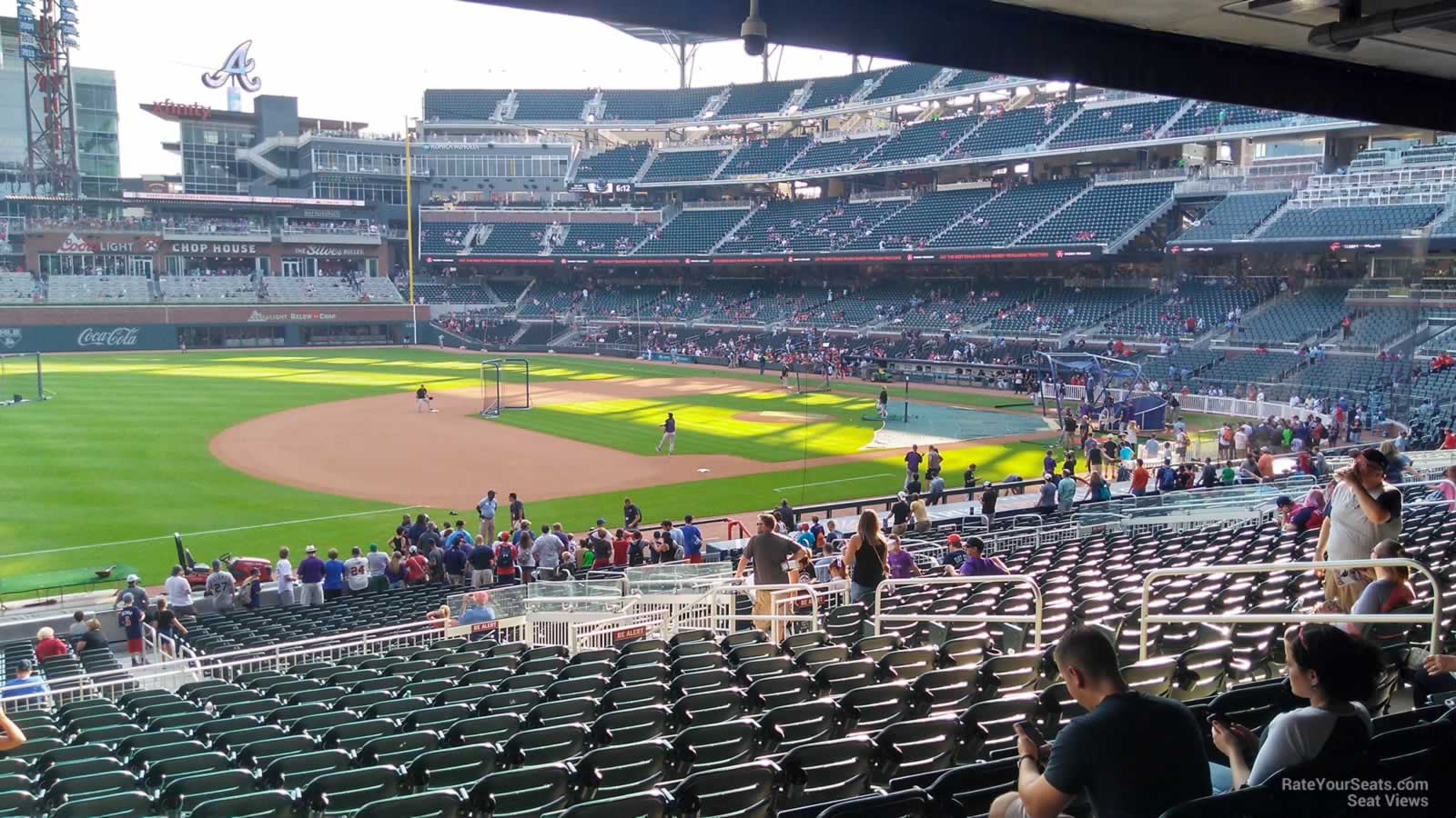 section 137, row 16 seat view  for baseball - truist park