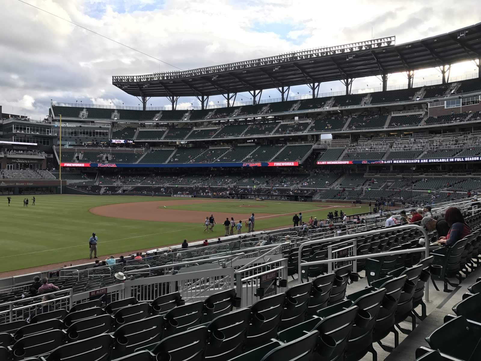 section 140, row 8 seat view  for baseball - truist park