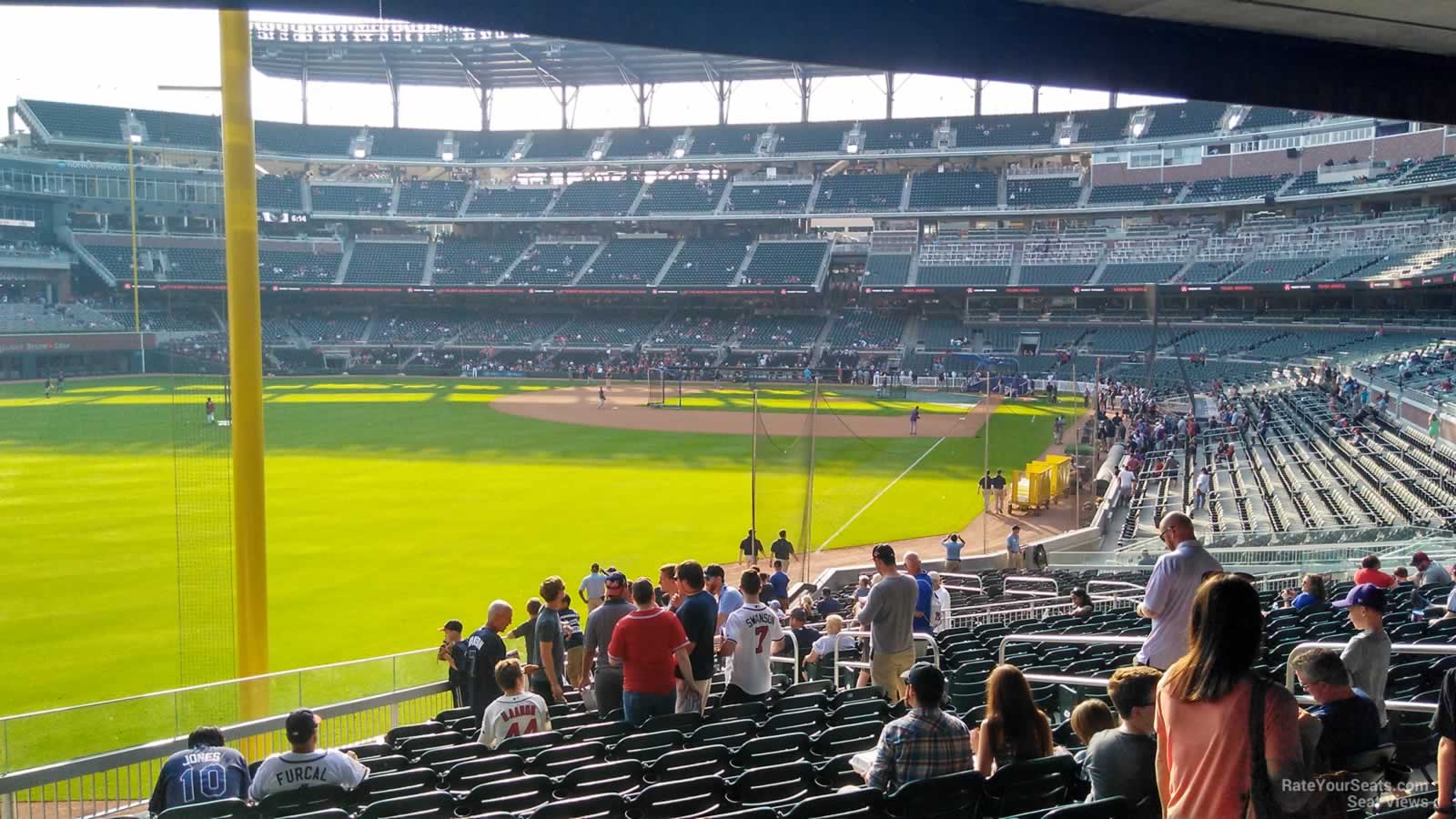 section 143, row 16 seat view  for baseball - truist park
