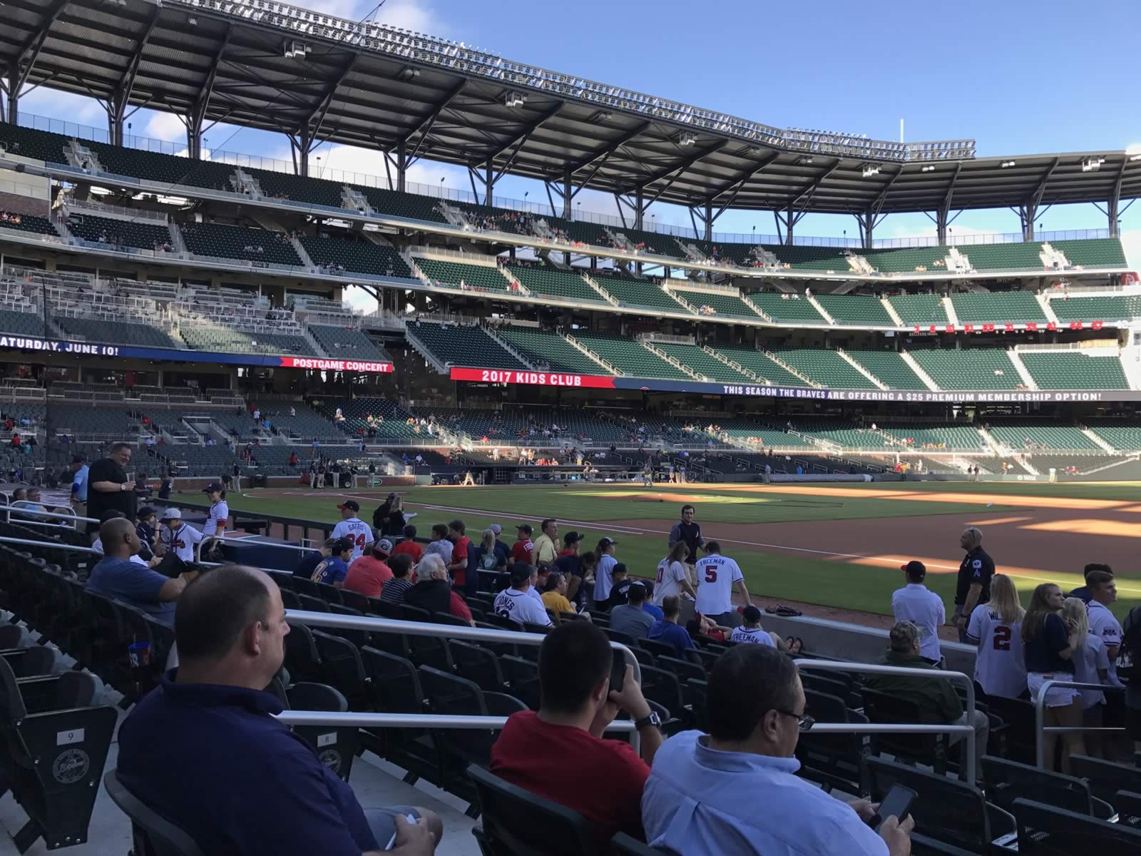 section 15, row 10 seat view  for baseball - truist park
