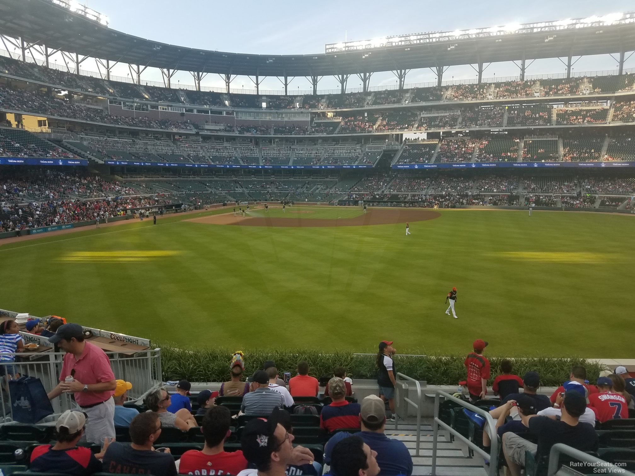 section 155, row 11 seat view  for baseball - truist park