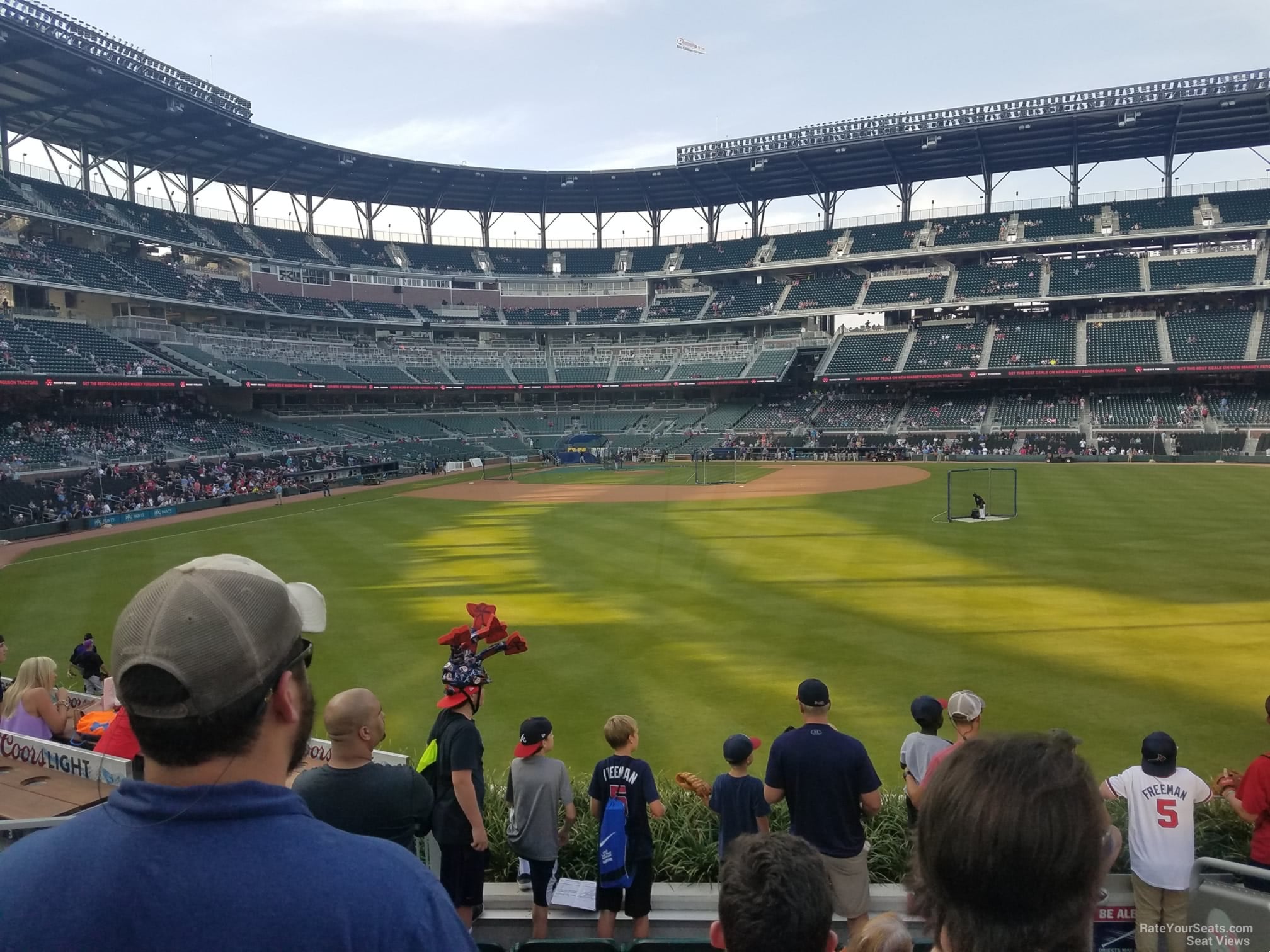 section 155, row 8 seat view  for baseball - truist park