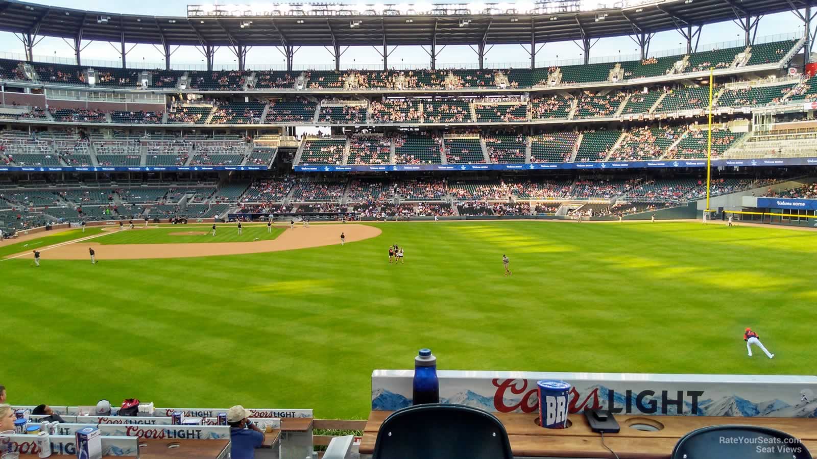 section 156, row 5 seat view  for baseball - truist park