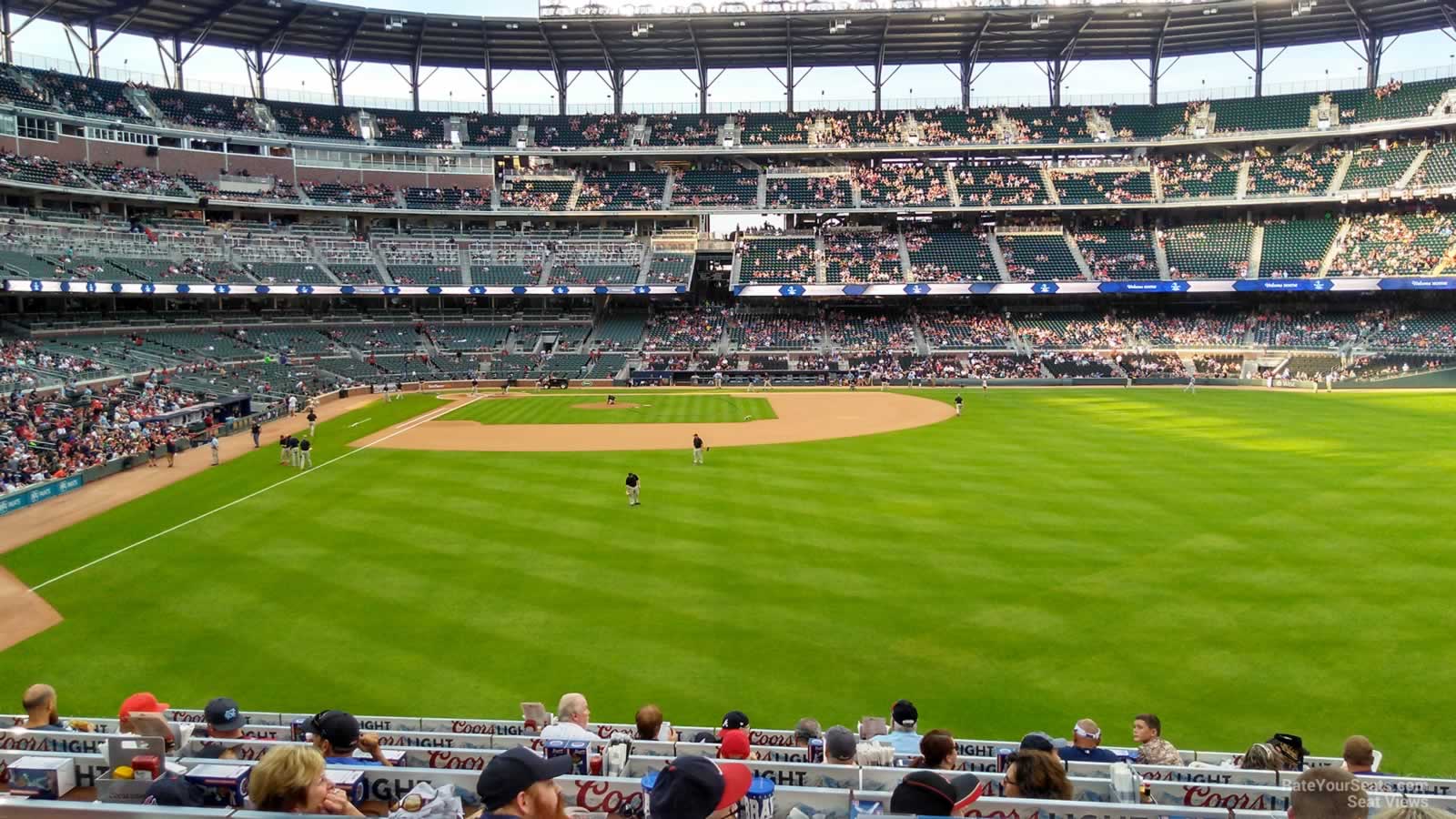 section 158, row 5 seat view  for baseball - truist park