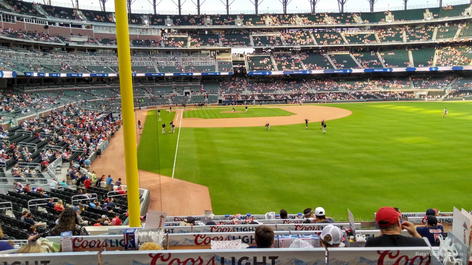 section 160, row 5 seat view  for baseball - truist park