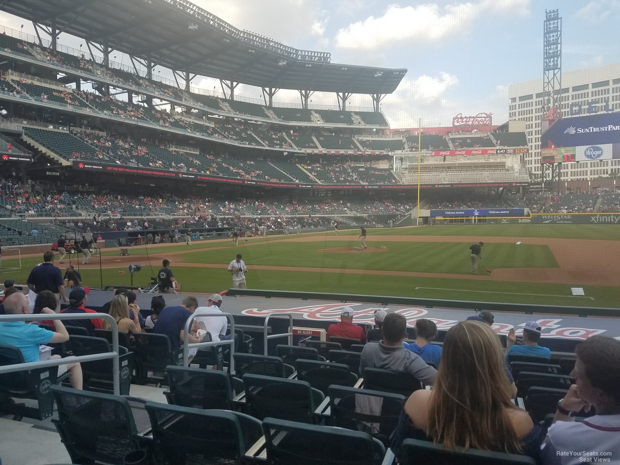 section 19, row 13 seat view  for baseball - truist park