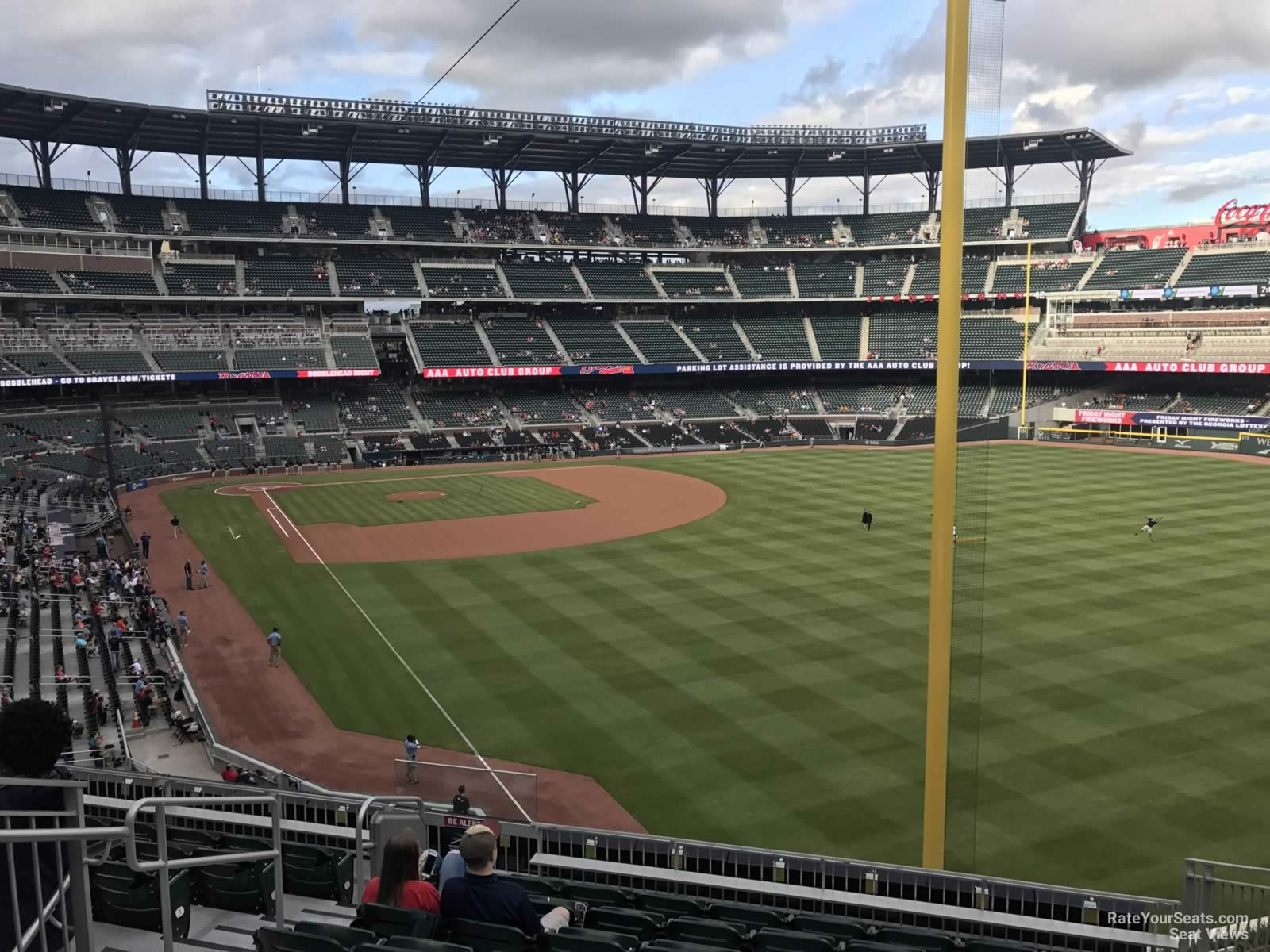 section 210, row 9 seat view  for baseball - truist park
