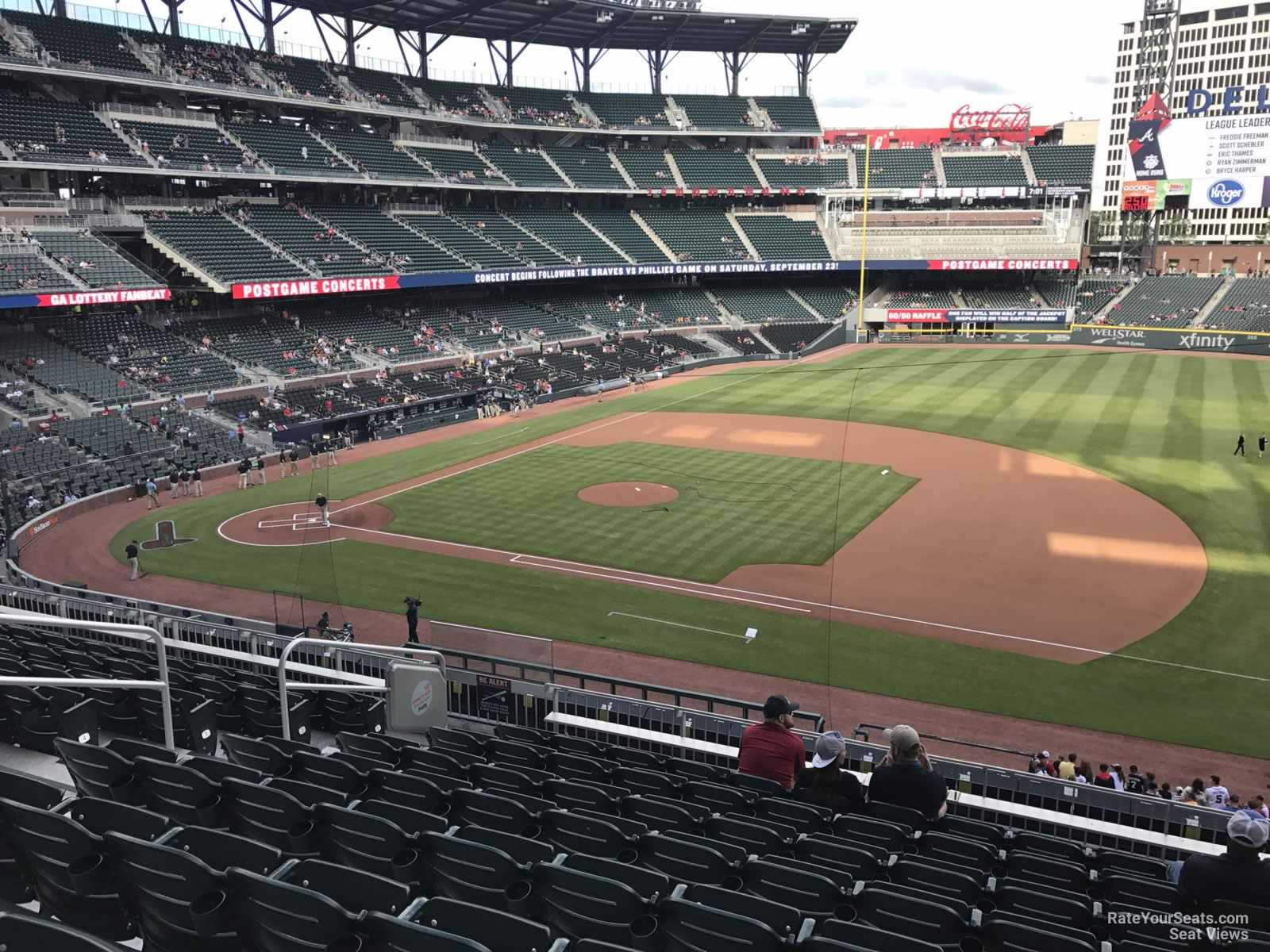 section 217, row 9 seat view  for baseball - truist park