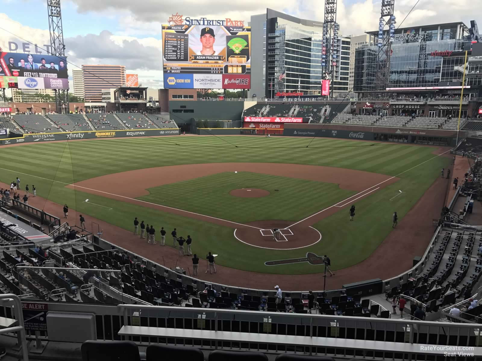 section 227, row 4 seat view  for baseball - truist park