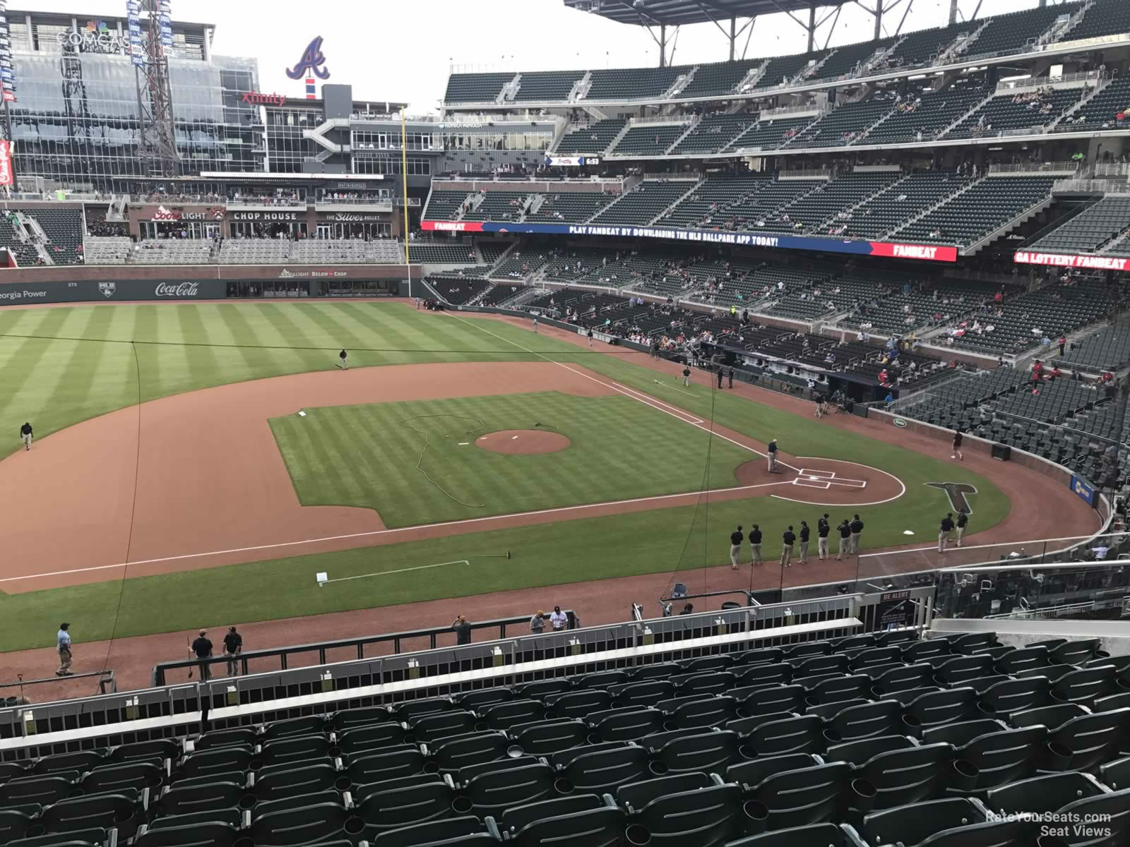 section 233, row 9 seat view  for baseball - truist park
