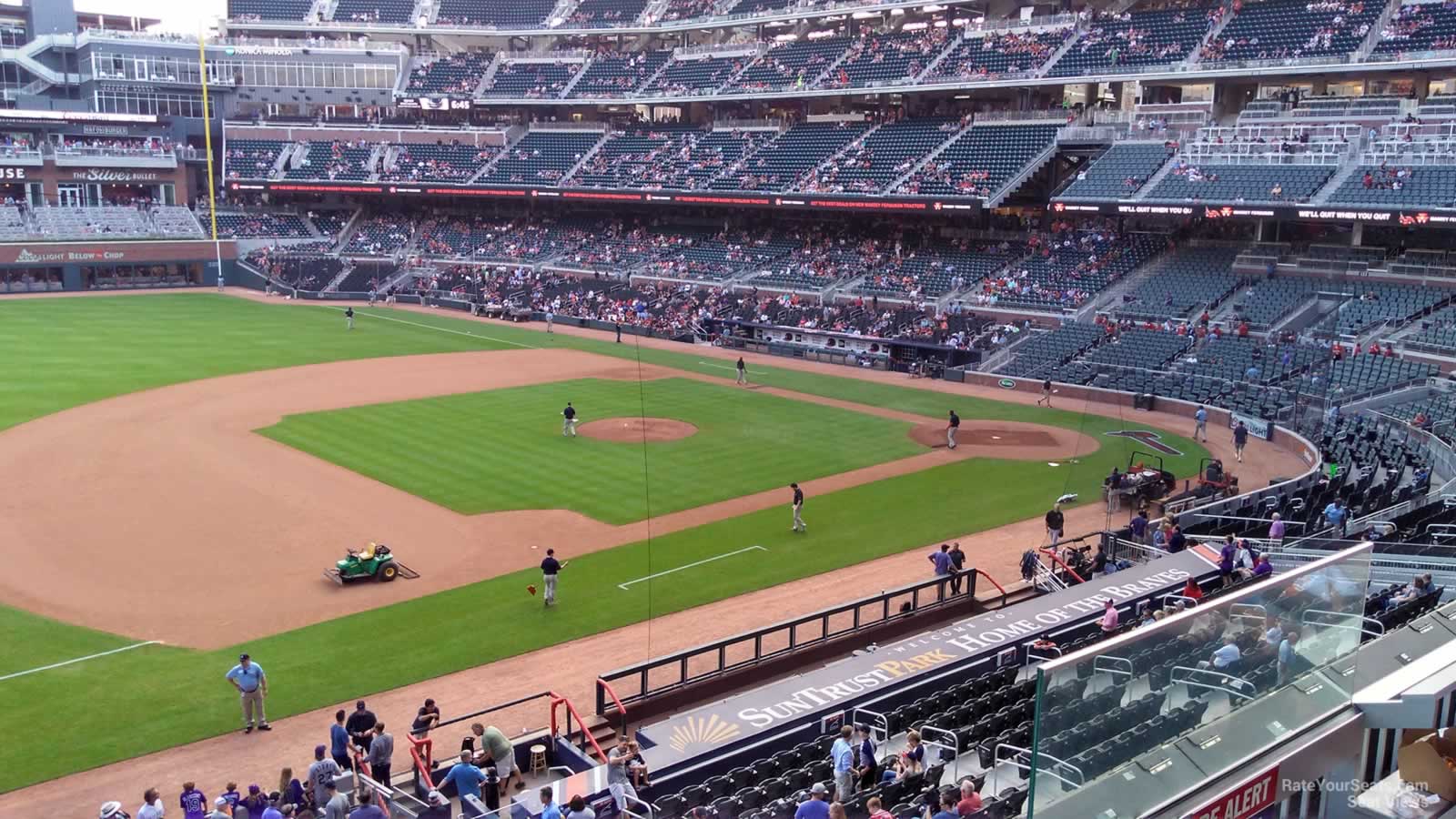 section 237, row 2 seat view  for baseball - truist park