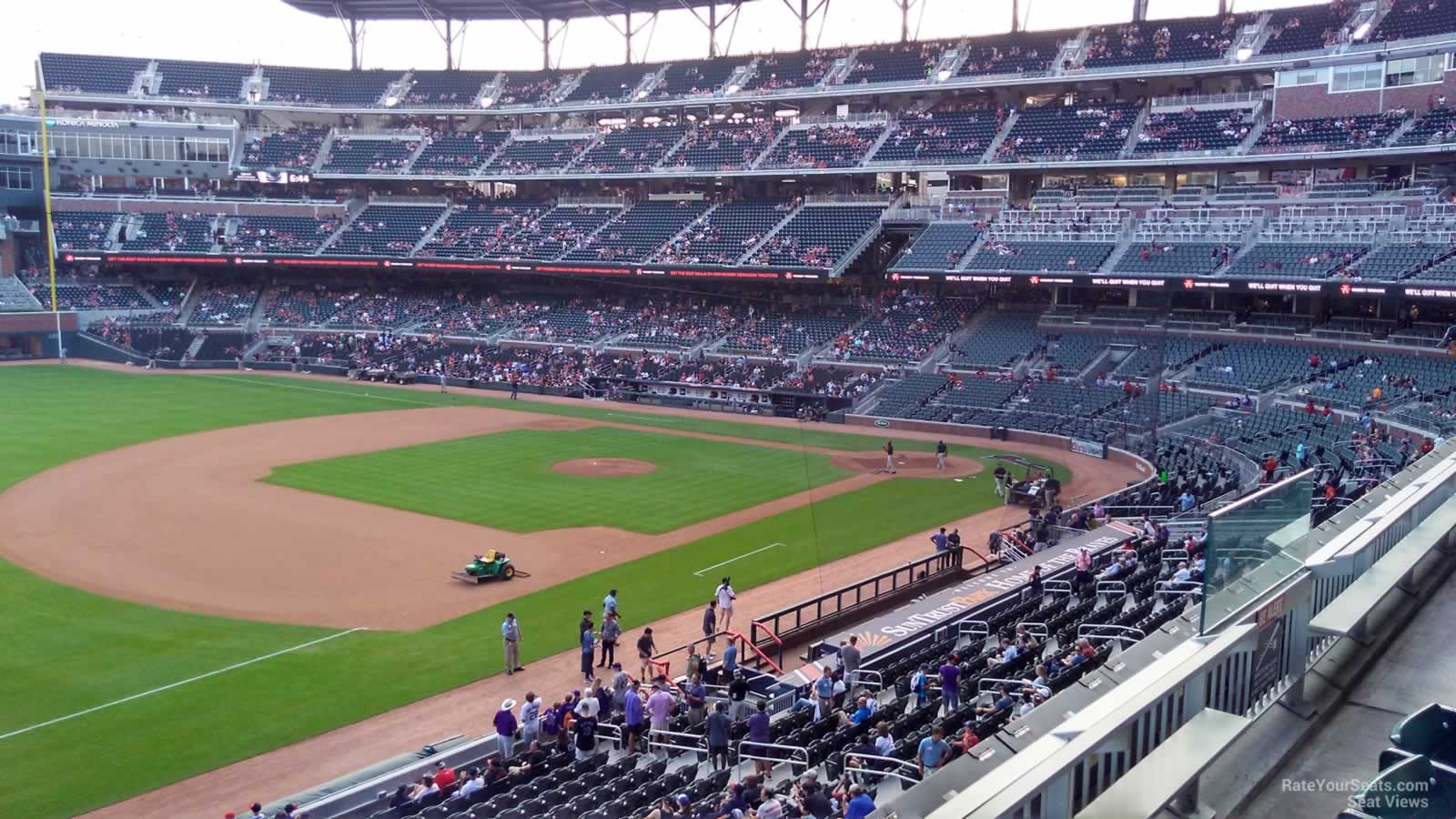 section 238, row 2 seat view  for baseball - truist park