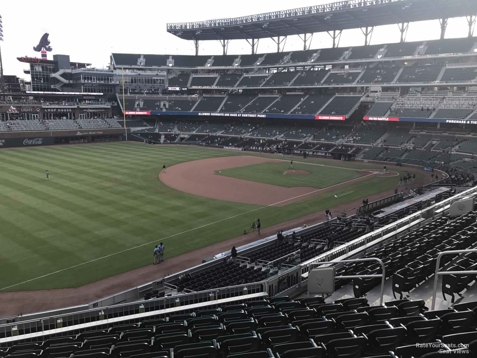 section 240, row 9 seat view  for baseball - truist park