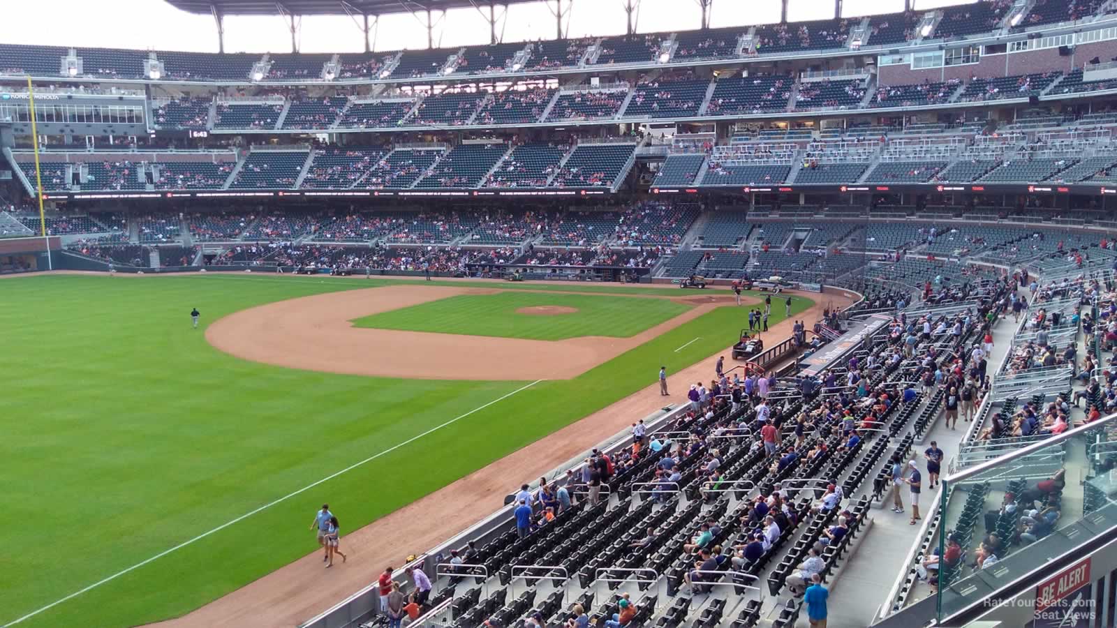 section 241, row 2 seat view  for baseball - truist park