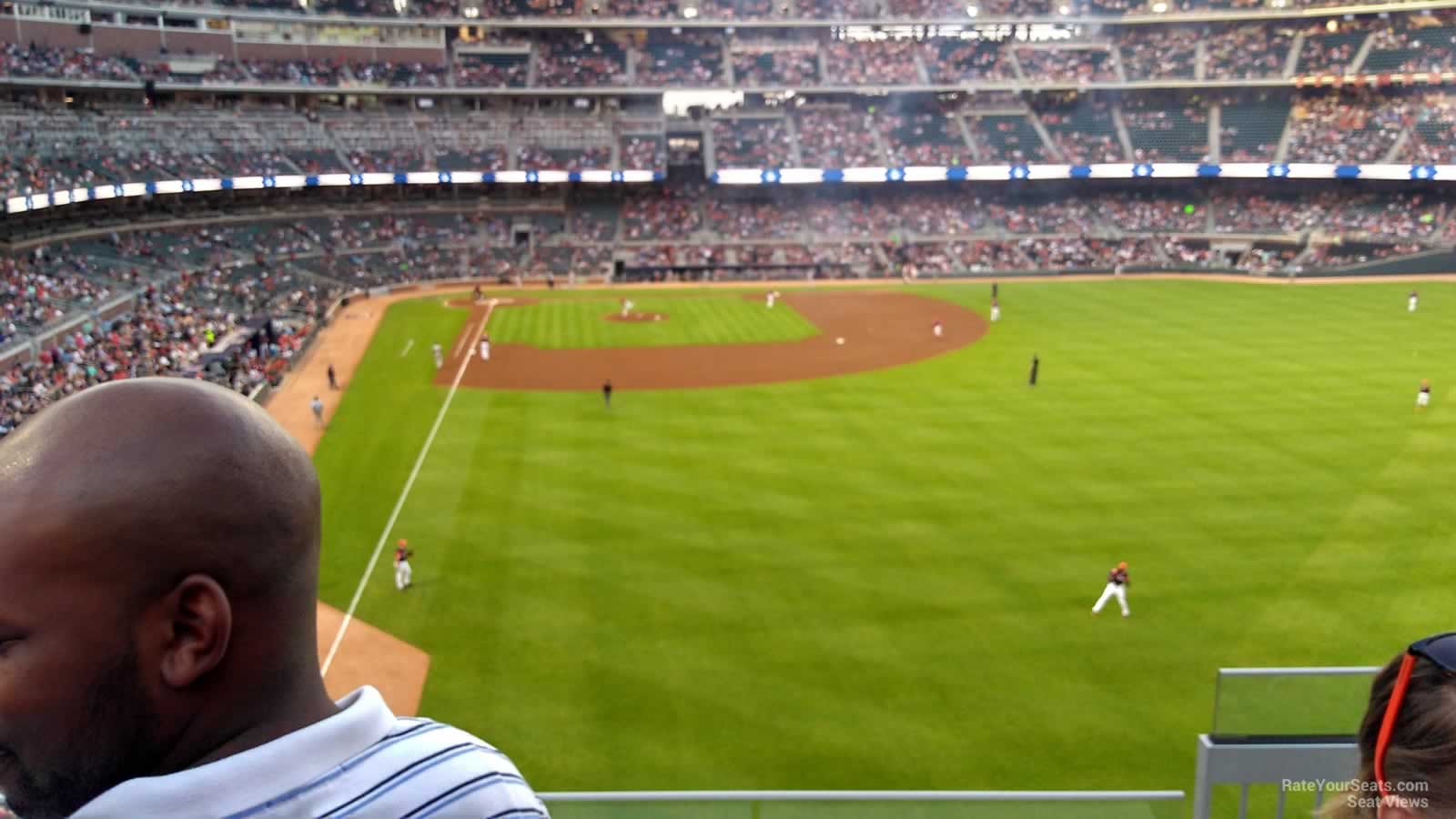 section 259, row 1 seat view  for baseball - truist park