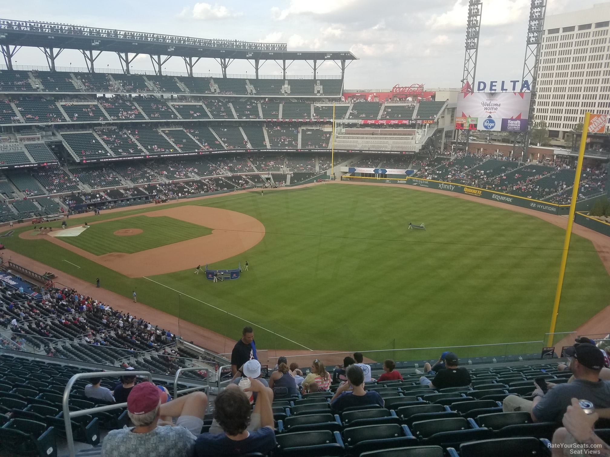 section 312, row 13 seat view  for baseball - truist park