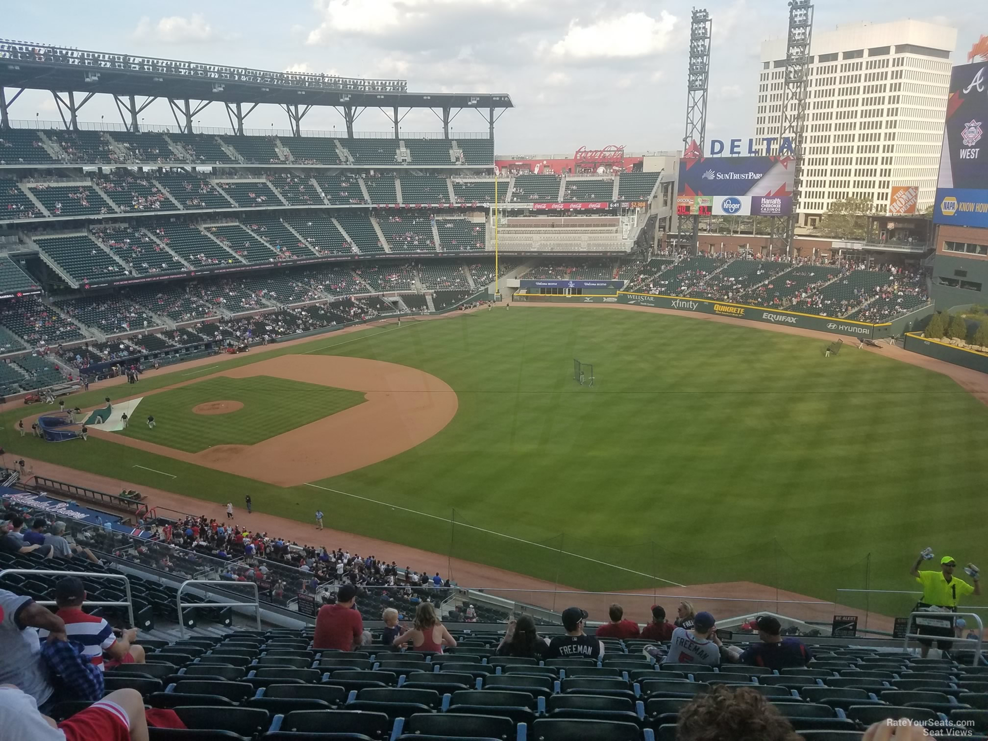 section 314, row 13 seat view  for baseball - truist park