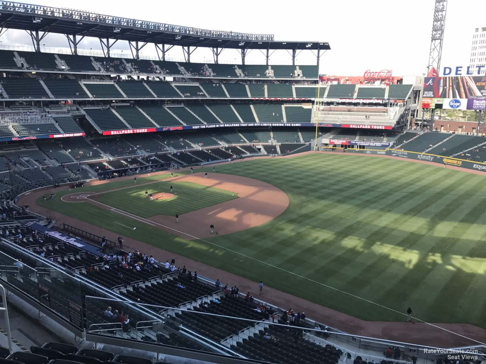 section 314, row 6 seat view  for baseball - truist park