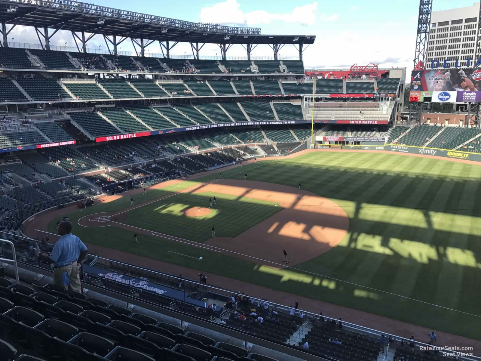 section 316, row 6 seat view  for baseball - truist park