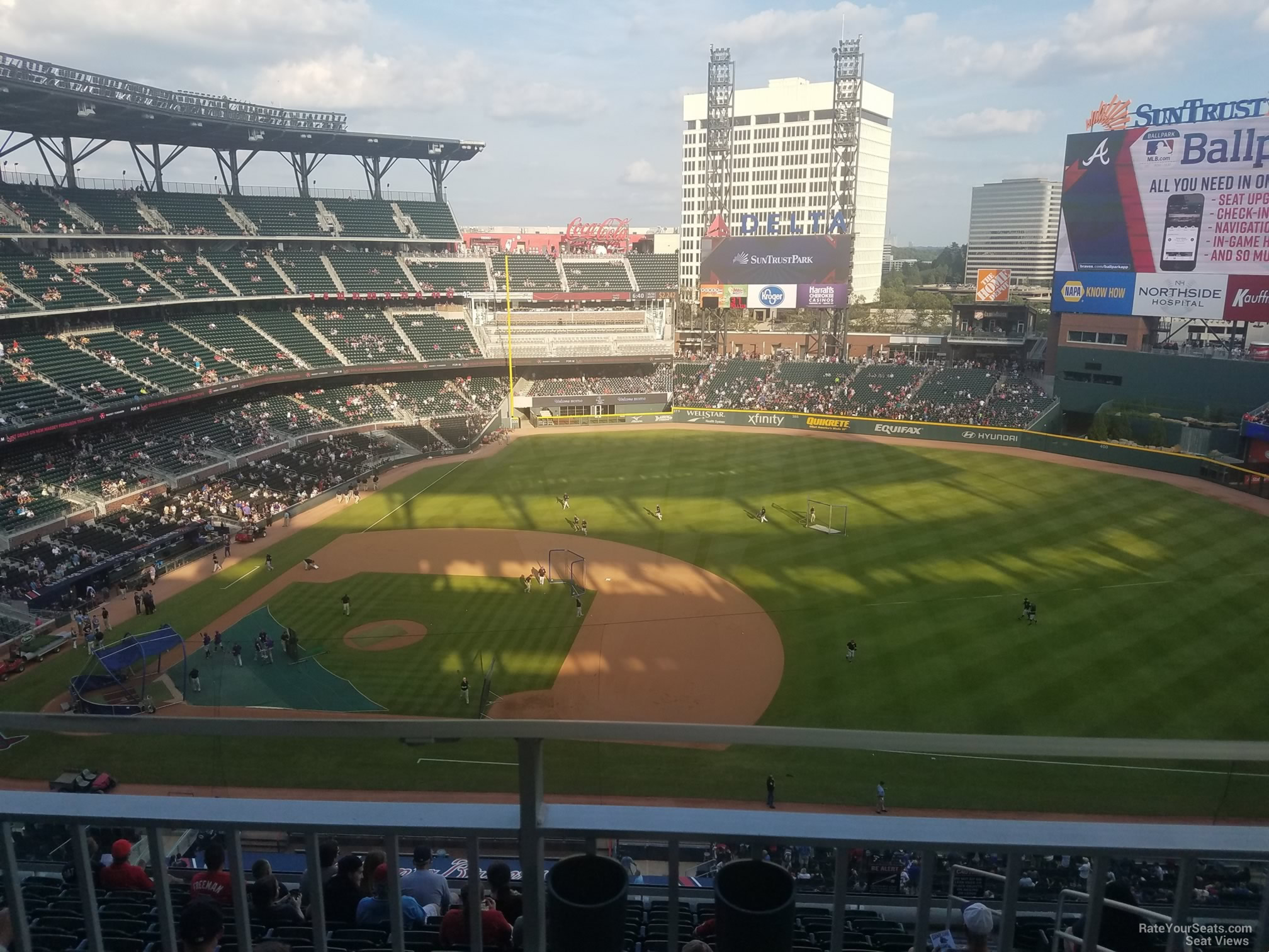 section 318, row 13 seat view  for baseball - truist park