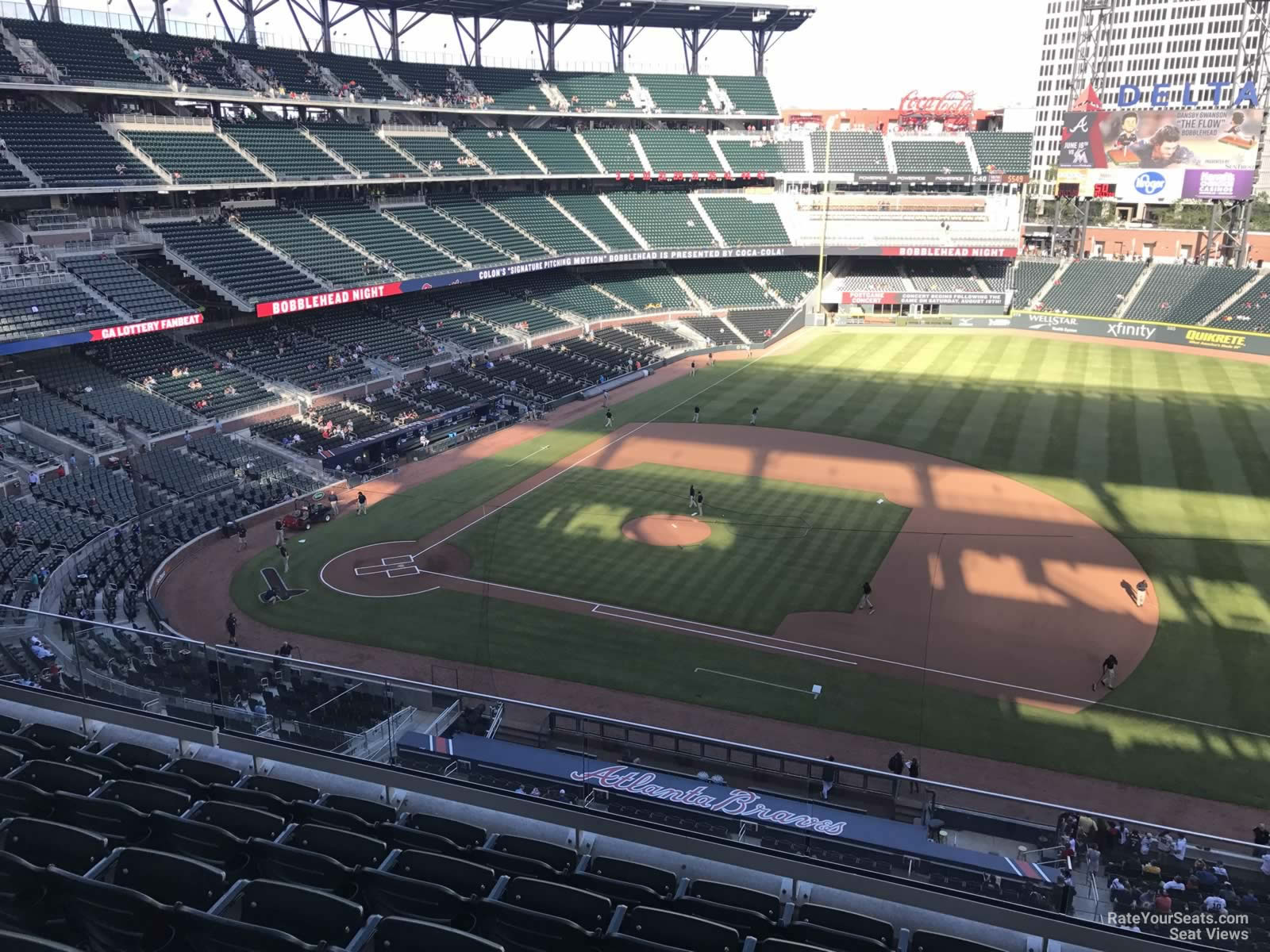 section 318, row 6 seat view  for baseball - truist park