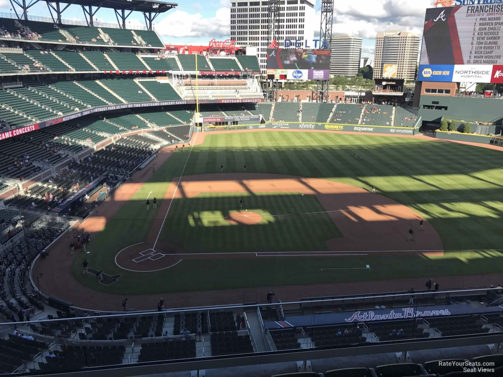 section 322, row 6 seat view  for baseball - truist park