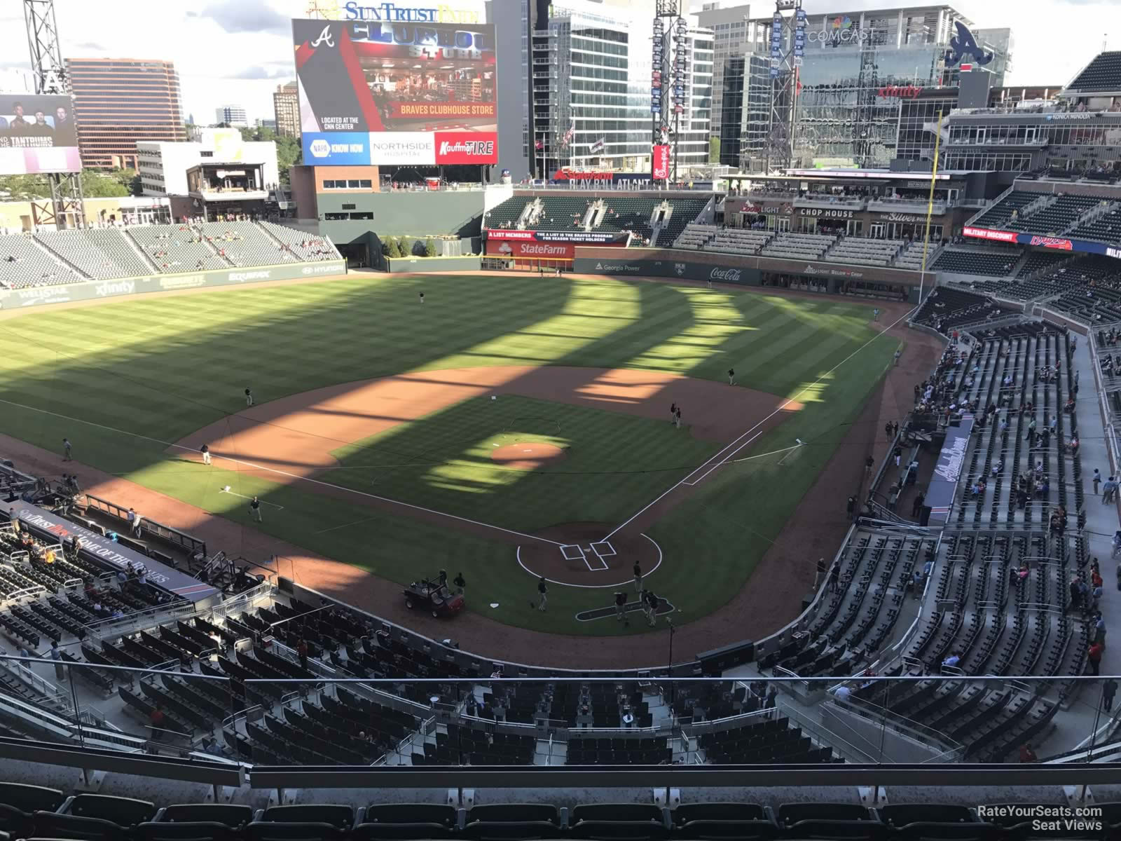section 327, row 6 seat view  for baseball - truist park