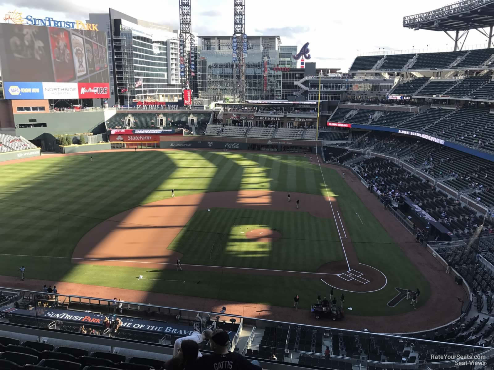 section 330, row 6 seat view  for baseball - truist park