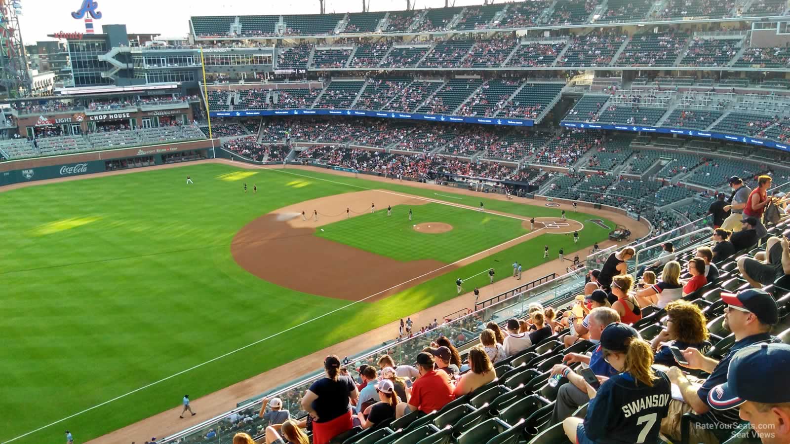 section 339, row 10 seat view  for baseball - truist park