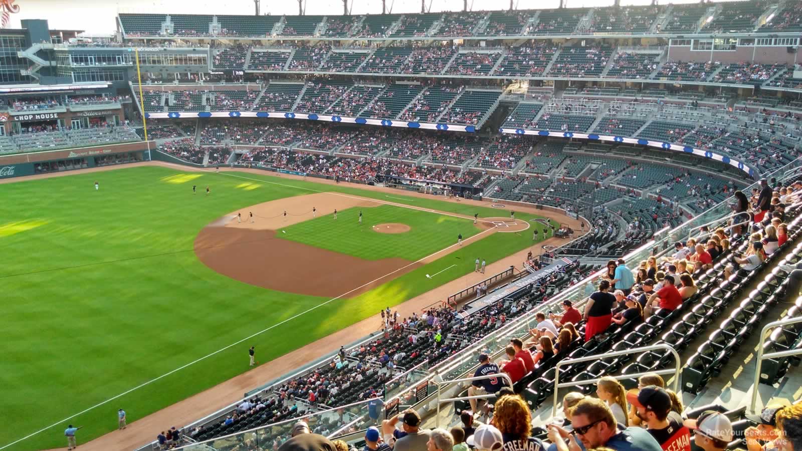 section 340, row 10 seat view  for baseball - truist park